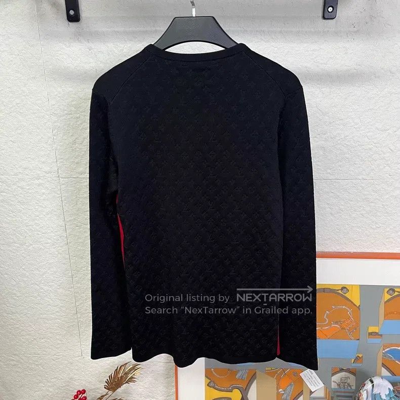 Louis Vuitton Louis Vuitton Full print print patchwork knitwear sweater Size US L / EU 52-54 / 3 - 2 Thumbnail