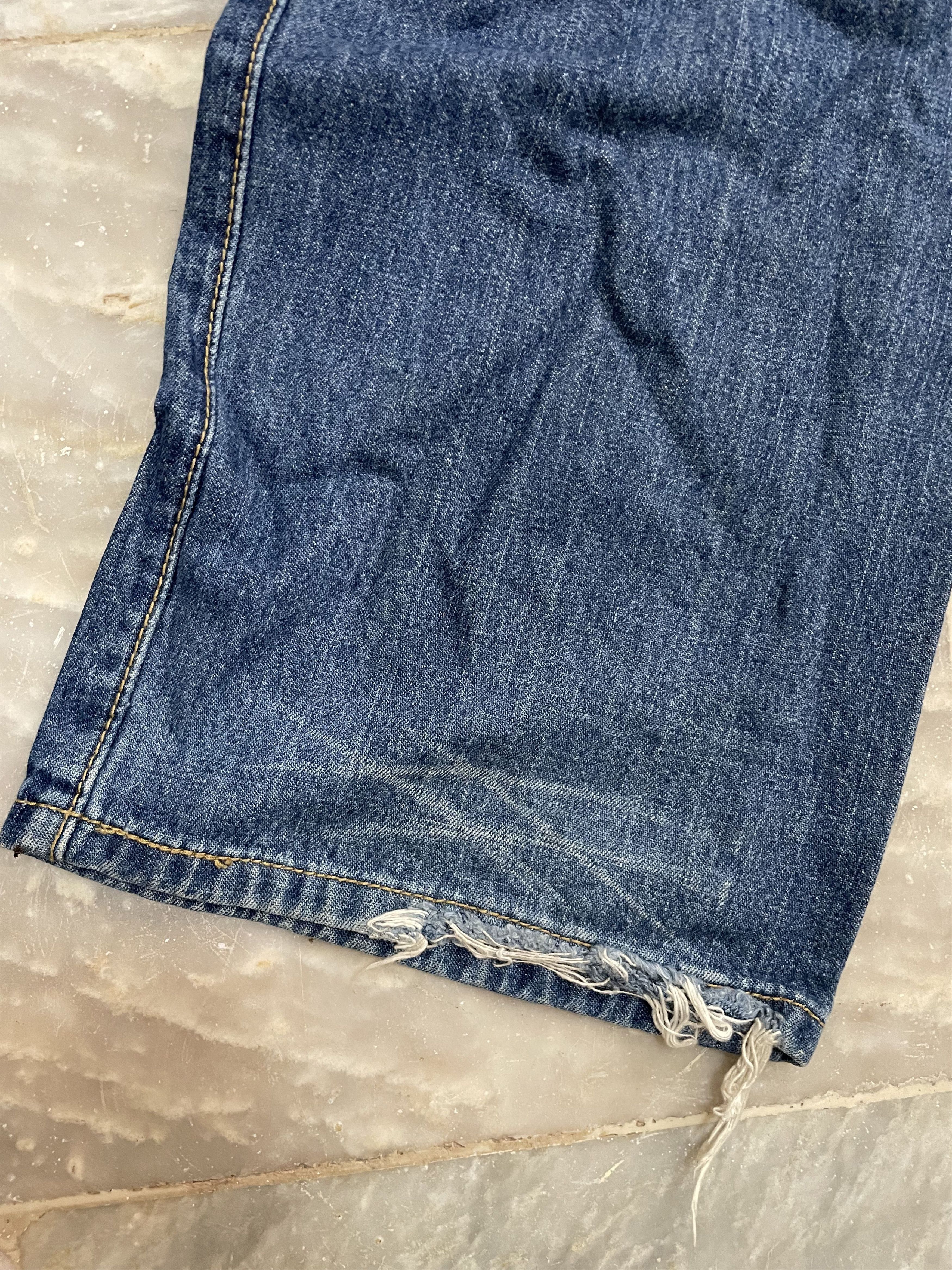 Bape × Nigo × Vintage OG Bape - Double Pocket Logo Denim Pants Size US 32 / EU 48 - 4 Thumbnail