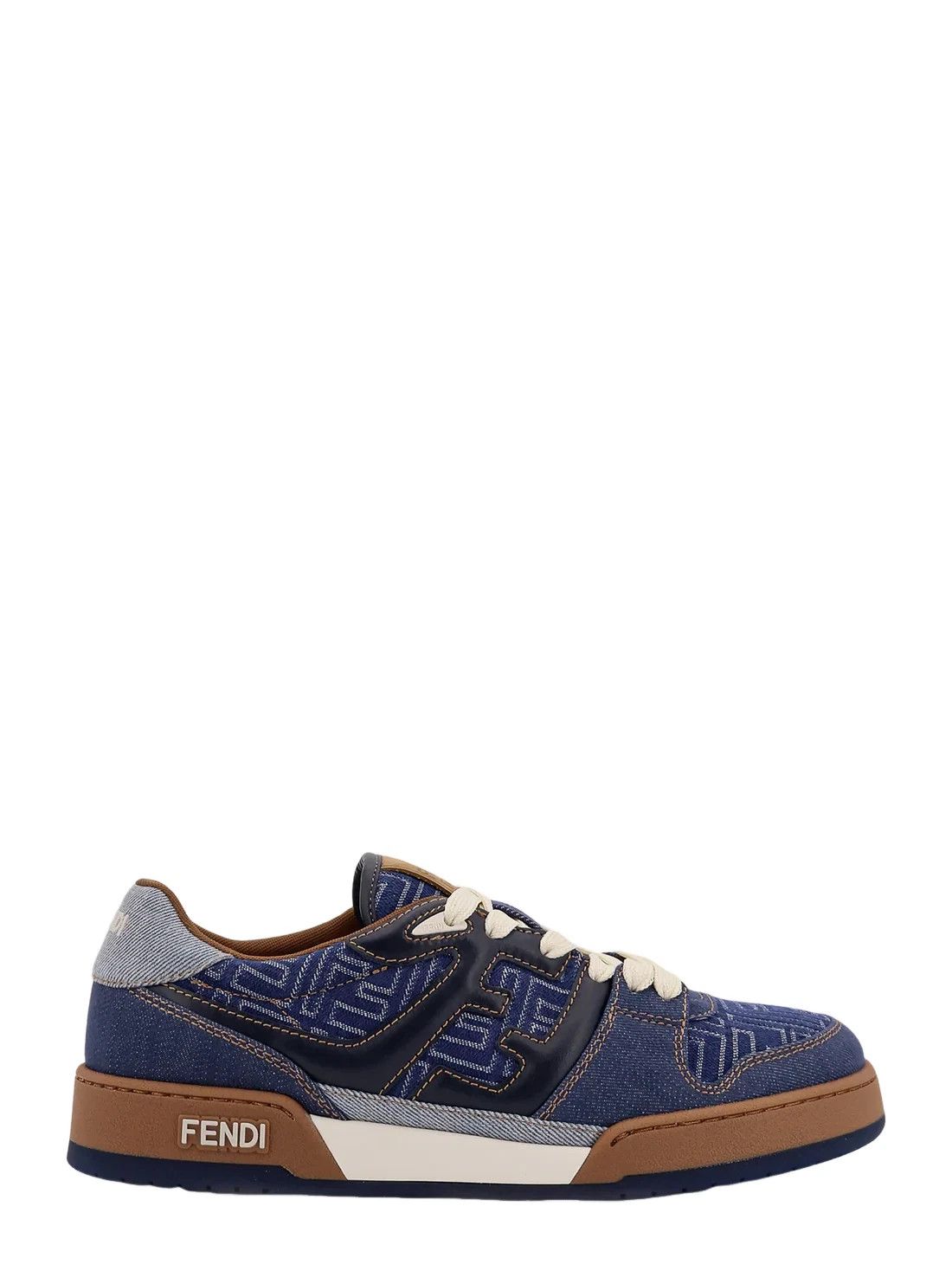FENDI Match $995 Blue Sneakers New & Authentic