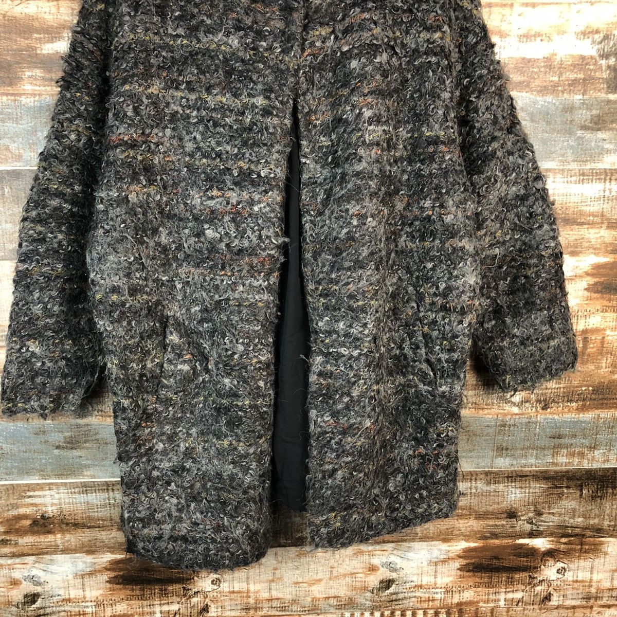 Homespun Knitwear × Japanese Brand Zara Basic Grey Mohair Knitwear #A1703 Size M / US 6-8 / IT 42-44 - 6 Thumbnail