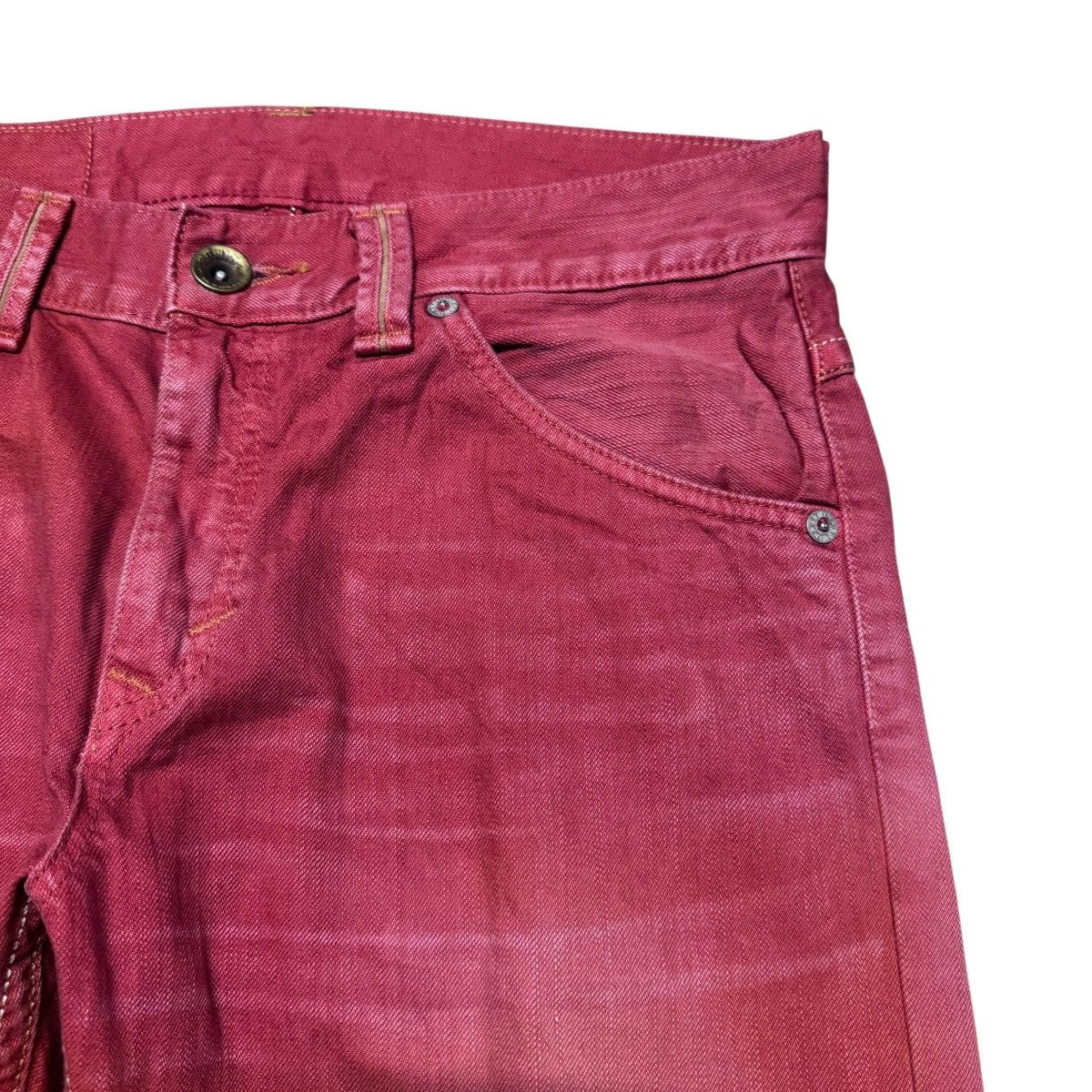 Edwin Vintage Edwin 483XVS Red Denim Jeans Size US 33 - 5 Thumbnail