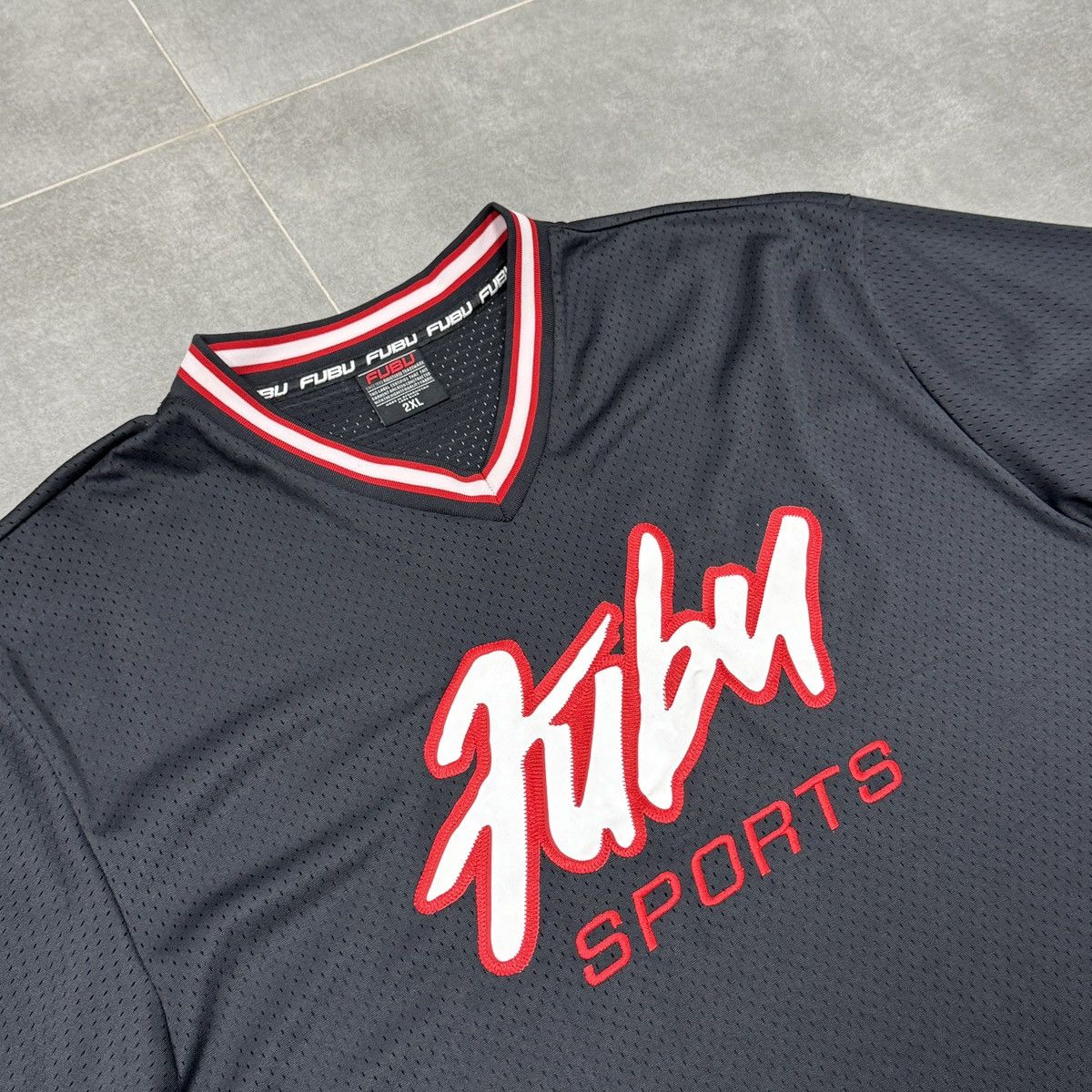 Fubu Fubu Sports Big Logo Jersey T-Shirt Men Size 2XL Size US XXL / EU 58 / 5 - 6 Thumbnail
