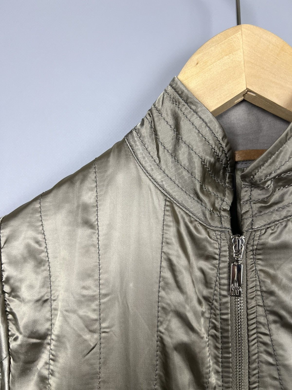 Moncler Moncler RARE Vintage Nylon Zip Up Jacket Size S / US 4 / IT 40 - 11 Thumbnail