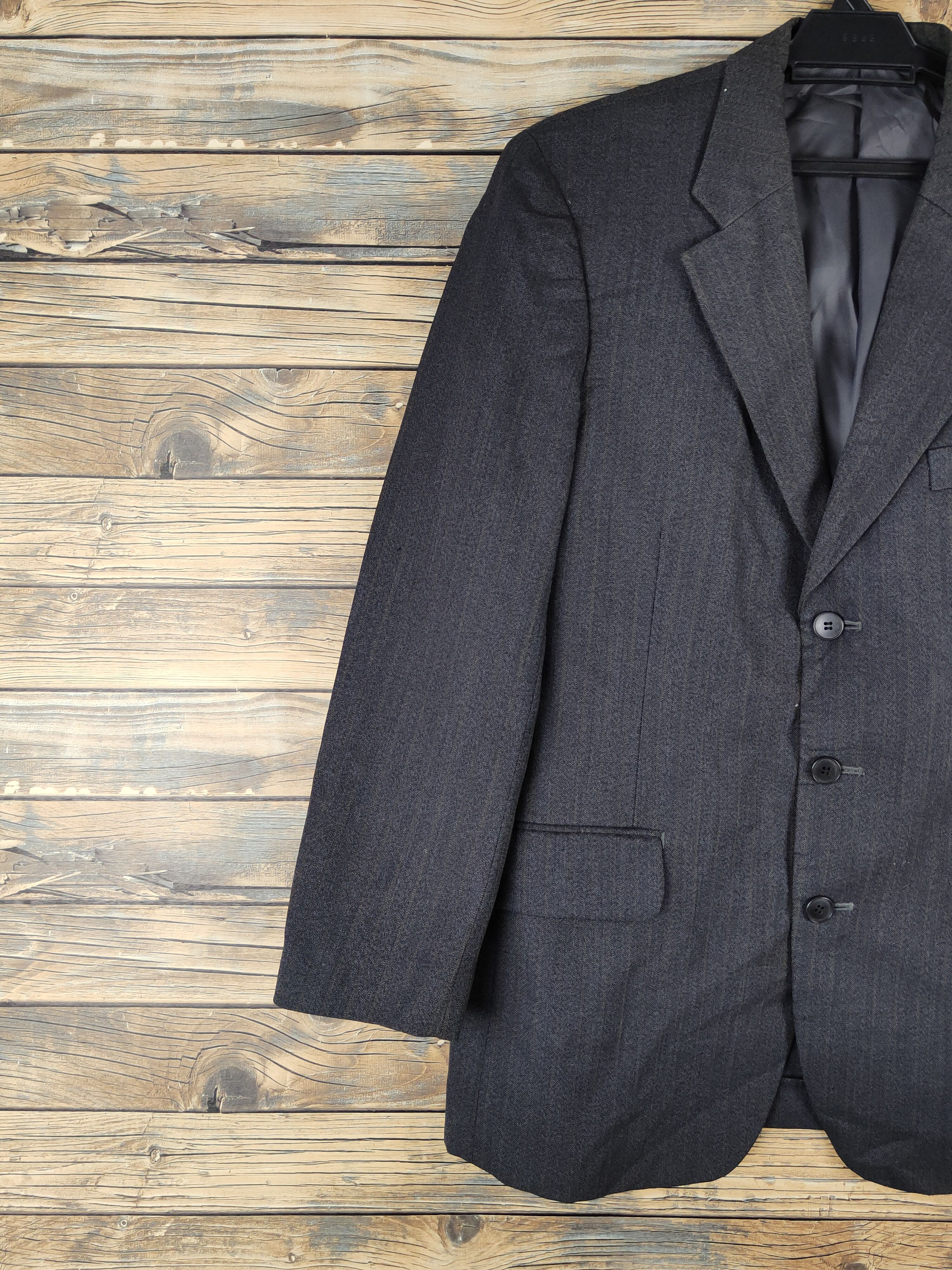 Japanese Brand × Vintage Very rare One Week Black Blazers (Vintage Stuff) Size US M / EU 48-50 / 2 - 3 Thumbnail