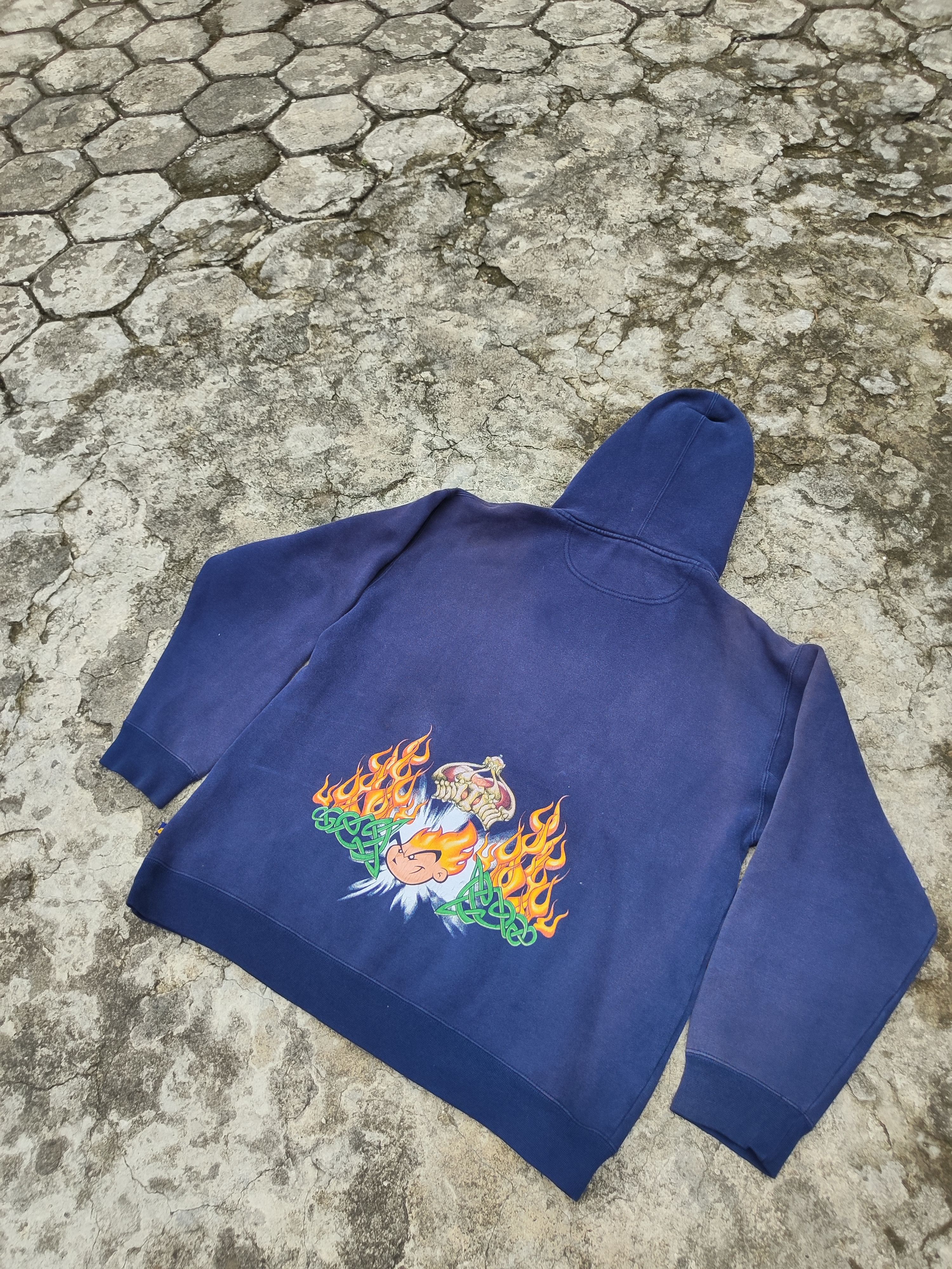 JNCO Jnco Flame Head Hoodie Size US XL / EU 56 / 4 - 4 Thumbnail