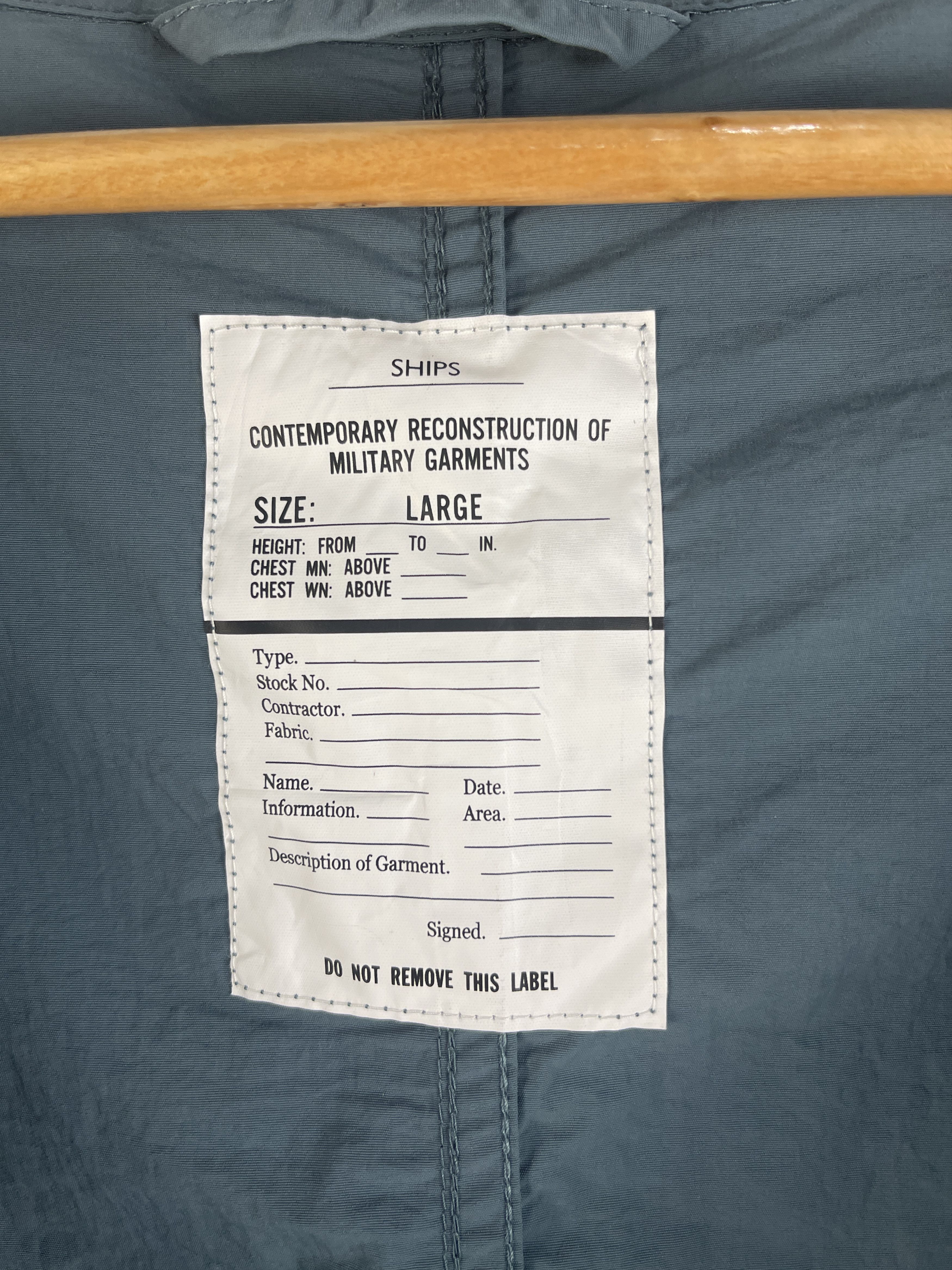 SHIPS Vintage SHIPS Contemporary Reconstruction MilitaryCoat Parka Size US L / EU 52-54 / 3 - 17 Thumbnail