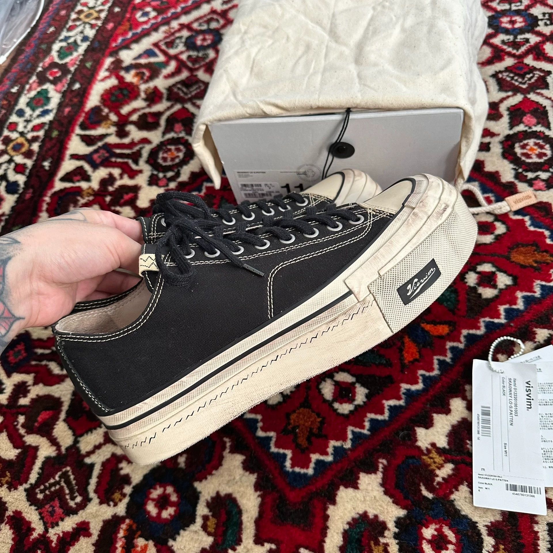 Visvim visvim 22aw skagway canvas shoes size 11 9.88 new Size US 11 / IT 41 - 3 Thumbnail