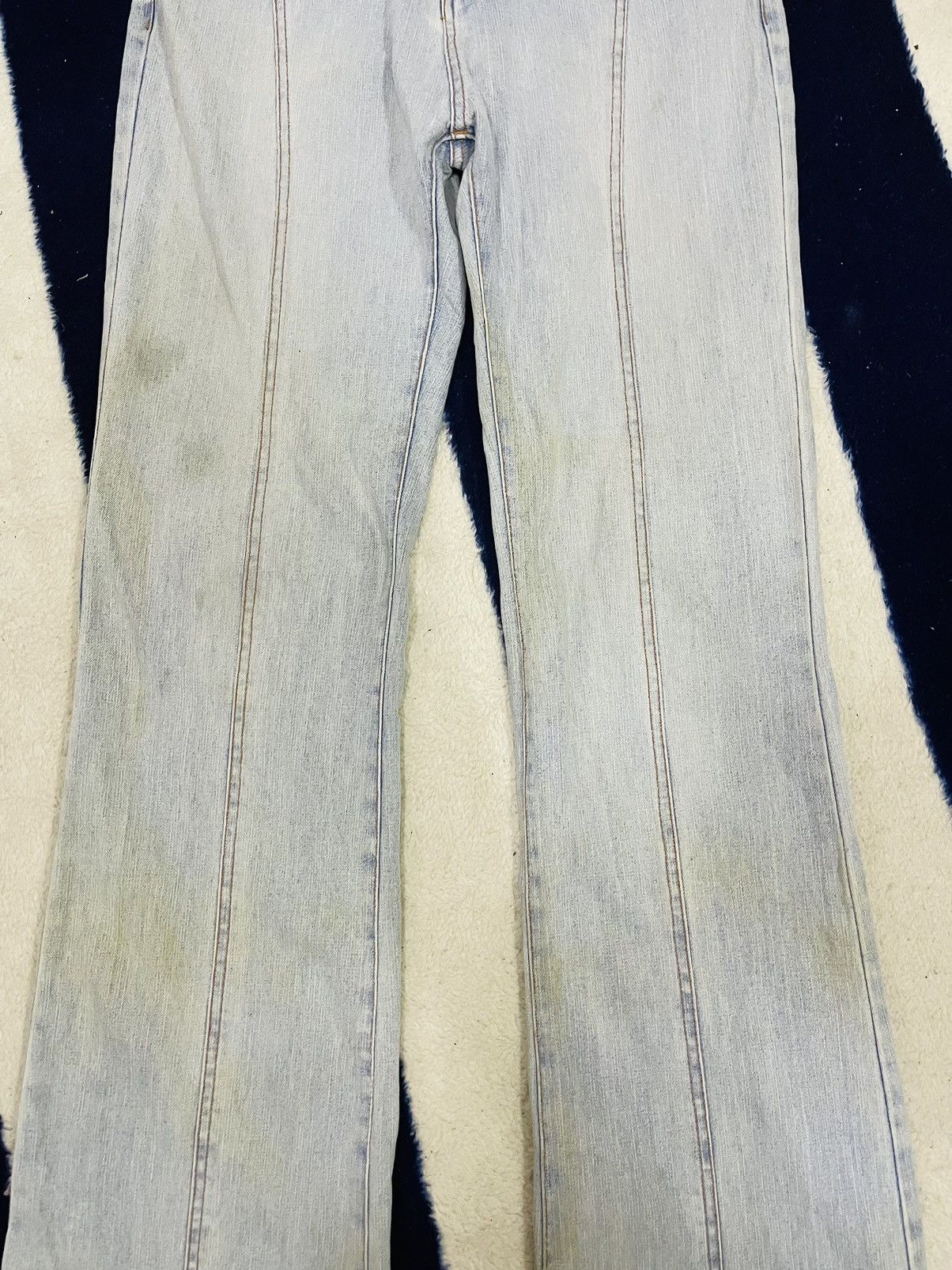 Japanese Brand Unbranded Flare Jeans Inspired Hysteric Glamour (14) Size 30" / US 8 / IT 44 - 14 Thumbnail