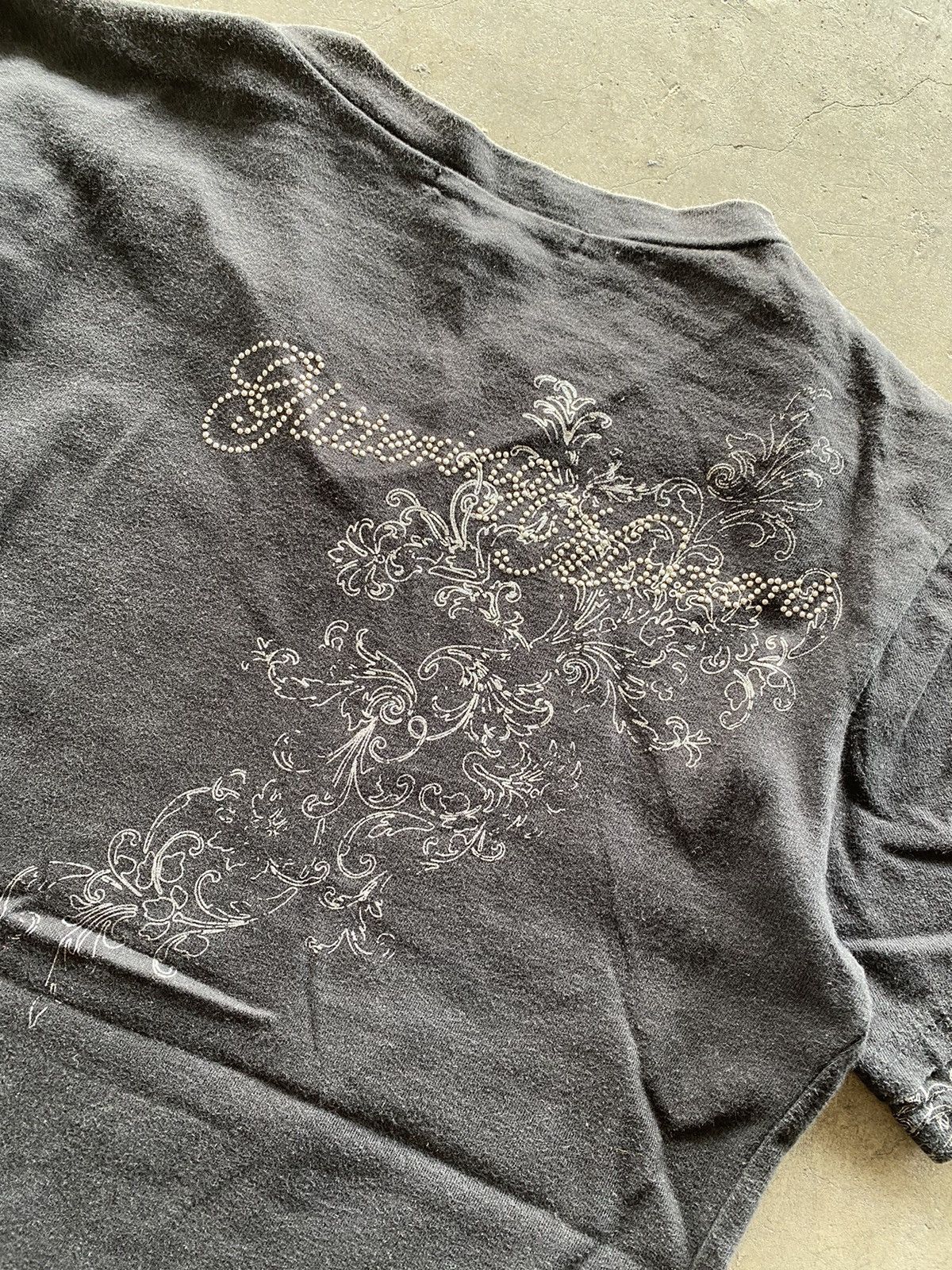 If Six Was Nine 2000s Ivanihoe - Studded Glitter Shirt Size US S / EU 44-46 / 1 - 4 Thumbnail