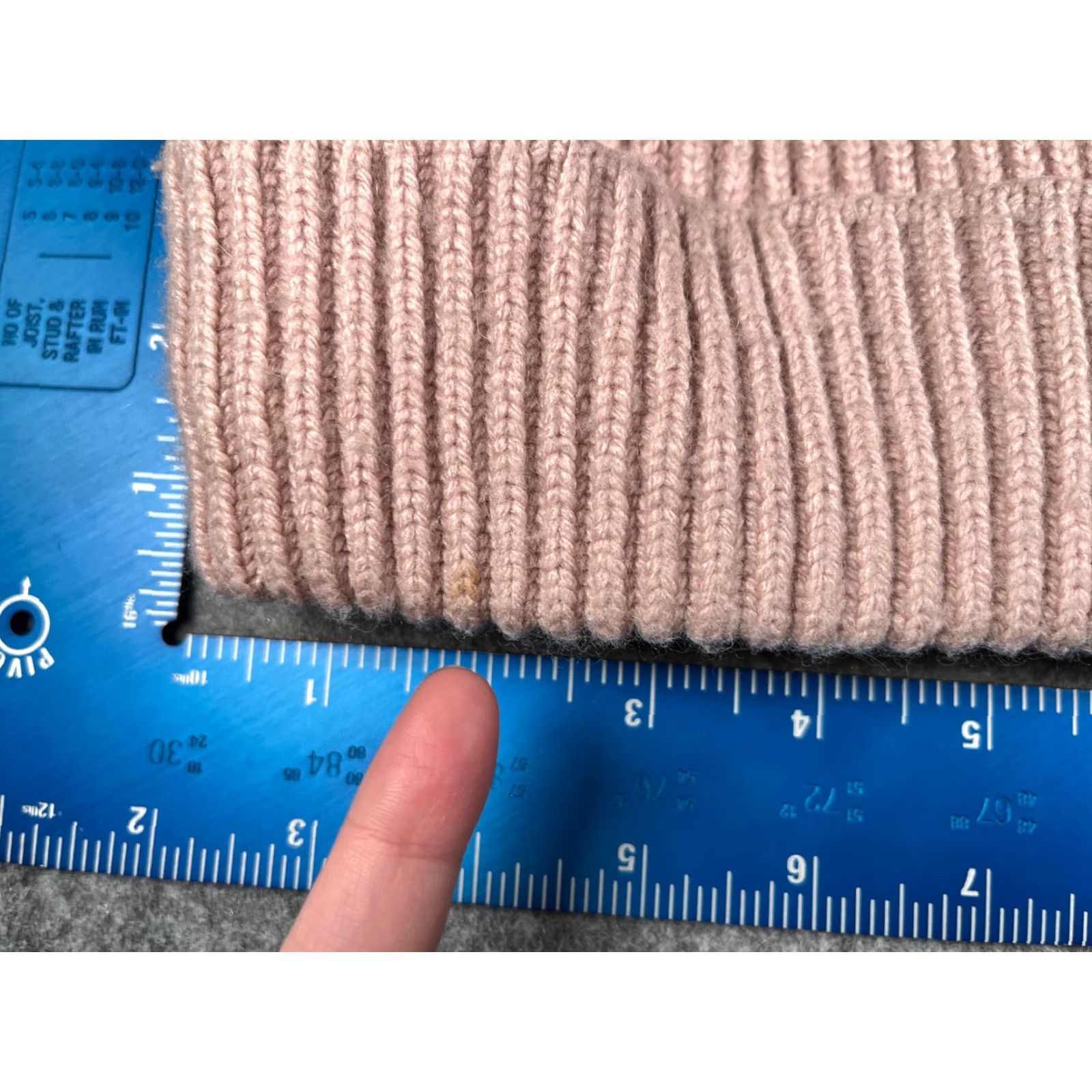 H&M H&M Beanie Women One Size Pink Knit Viscose Wool Blend Winter Ski Size ONE SIZE - 3 Thumbnail