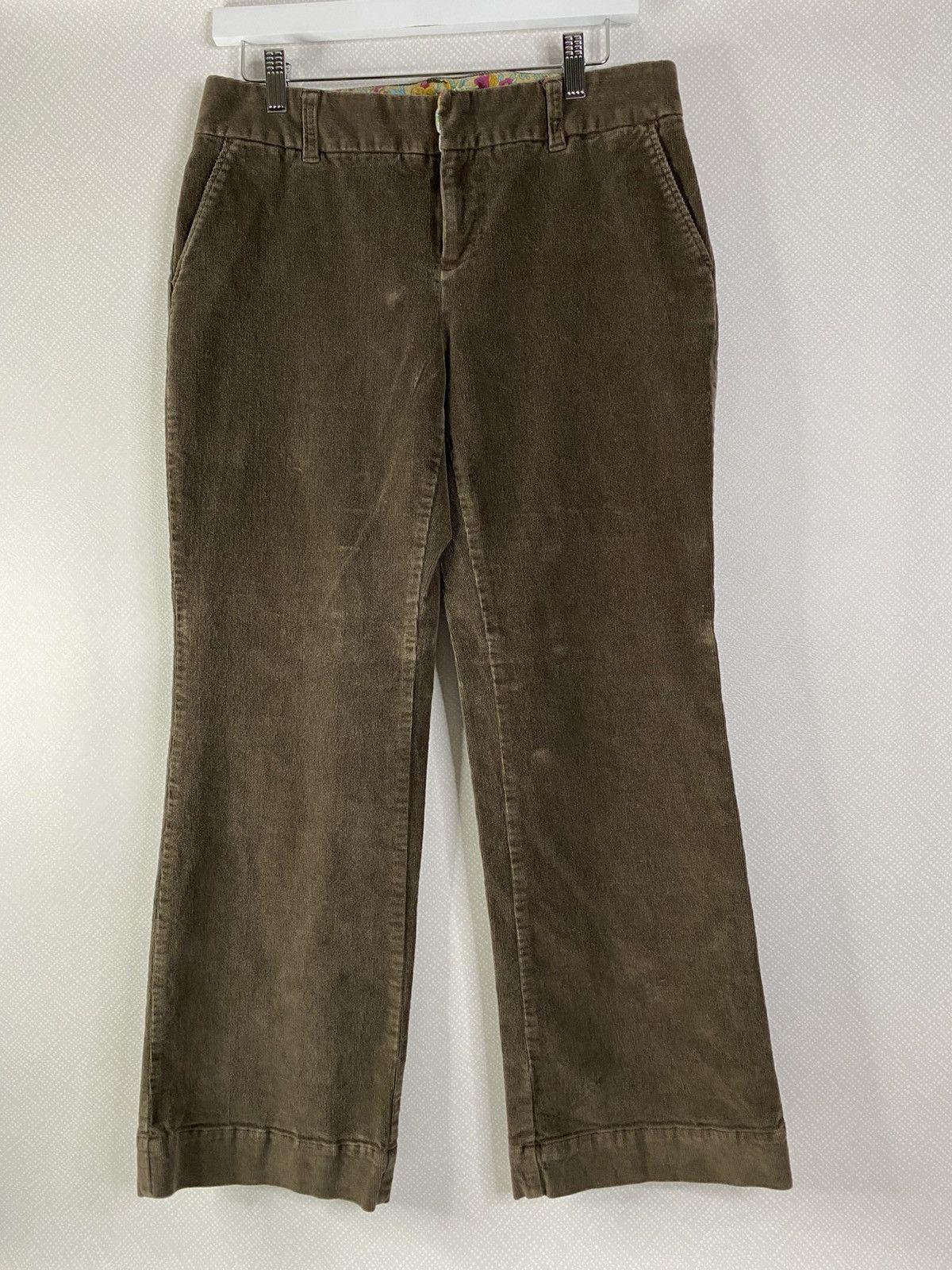 Izod IZOD Corduroy Pants Women's Sz 10 Petite Brown Dress GUC Size 32" / US 10 / IT 46 - 2 Thumbnail