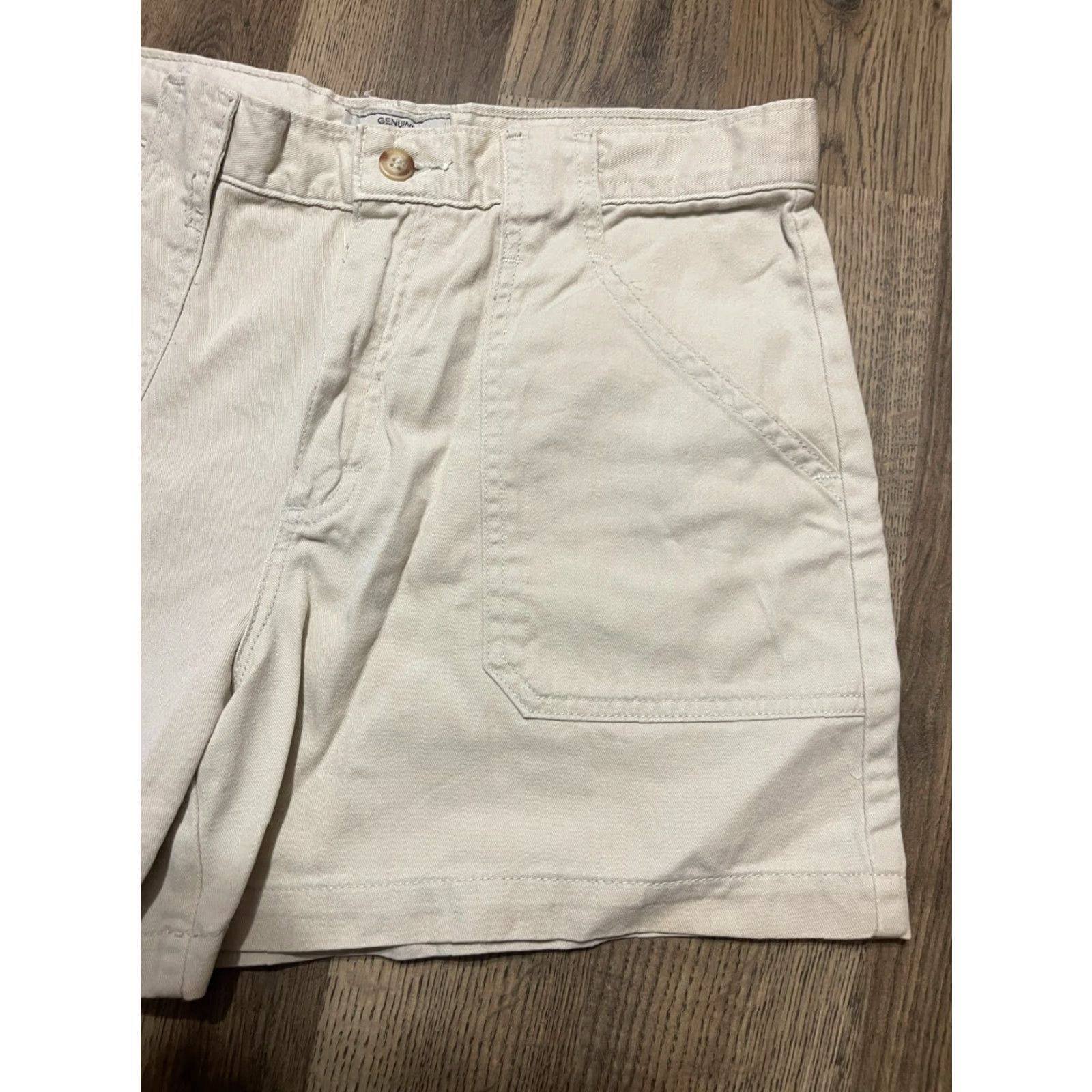 Vintage Sonoma Shorts Women’s Size 8 Beige Flat Front Pockets Chino Casual Modern Size US 8 / IT 38 - 4 Thumbnail