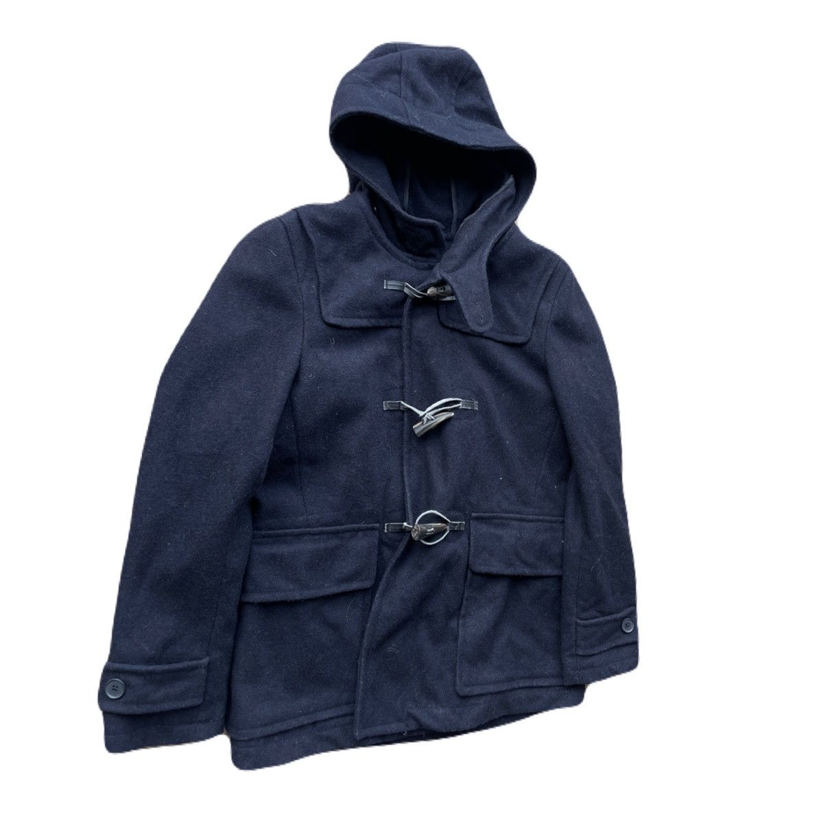 If Six Was Nine 2000s Japanese archive Wool Duffle Toggle Jacket Y2K Size US S / EU 44-46 / 1 - 3 Thumbnail