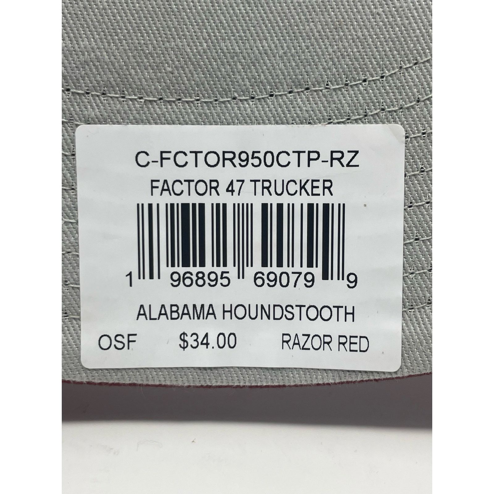 47 Brand Alabama Crimson Roll Tide Hat 47 Brand Trucker Snapback Cap Size ONE SIZE - 5 Thumbnail