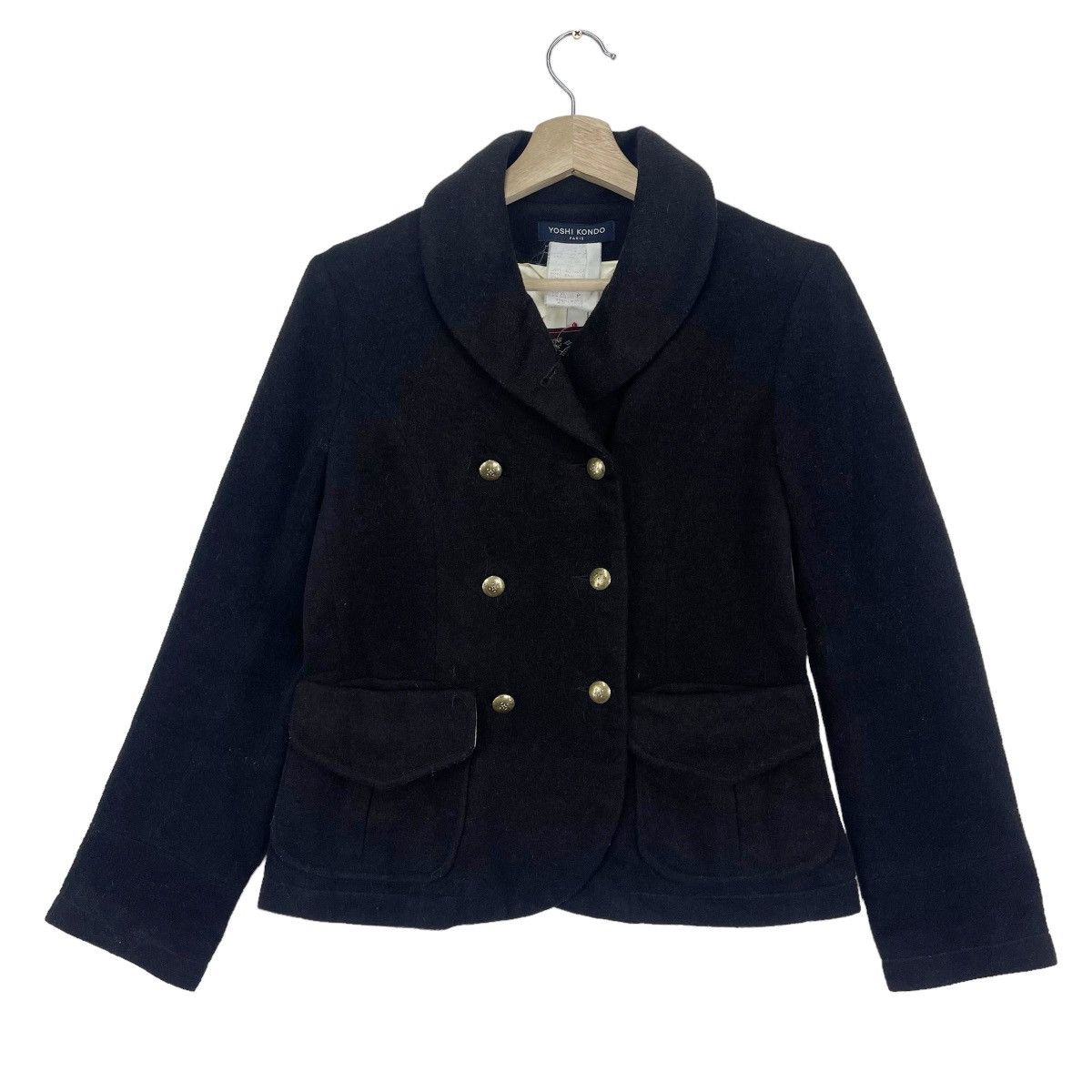 Cropped Cashmere Wool Jacket