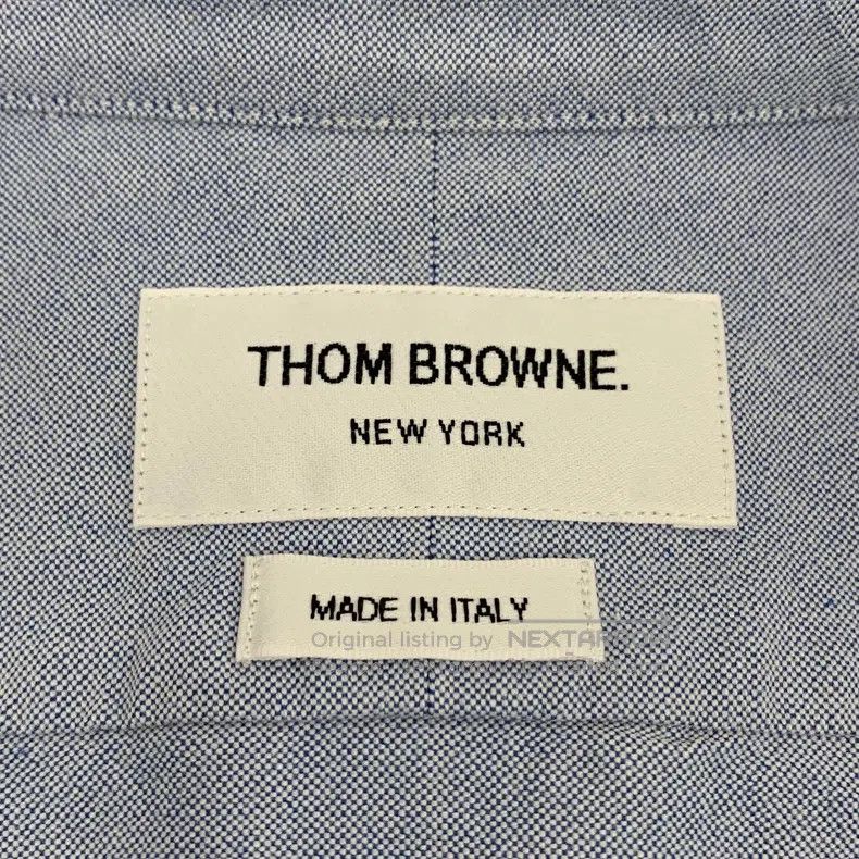 Thom Browne Thom Browne Blue double-sleeved cotton shirt Size US M / EU 48-50 / 2 - 6 Thumbnail
