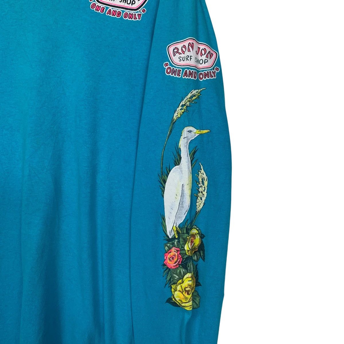 Ron Jon Surf Shop 90’s RON JON SURF SHOP Big Logo Long Sleeve Tees #2847-C128 Size US L / EU 52-54 / 3 - 12 Thumbnail