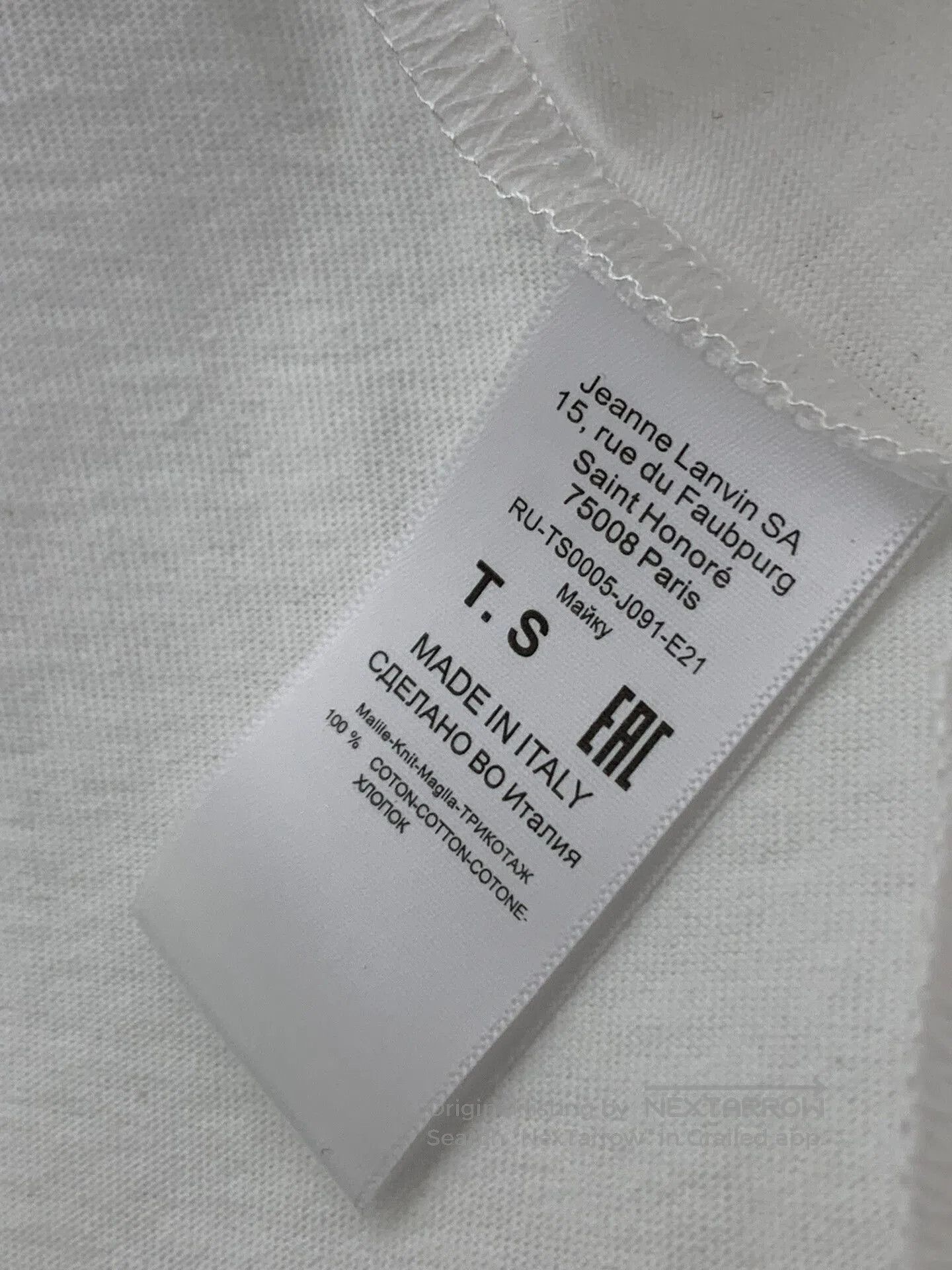 Lanvin LANVIN Men's Skate Series T. Size US S / EU 44-46 / 1 - 6 Thumbnail