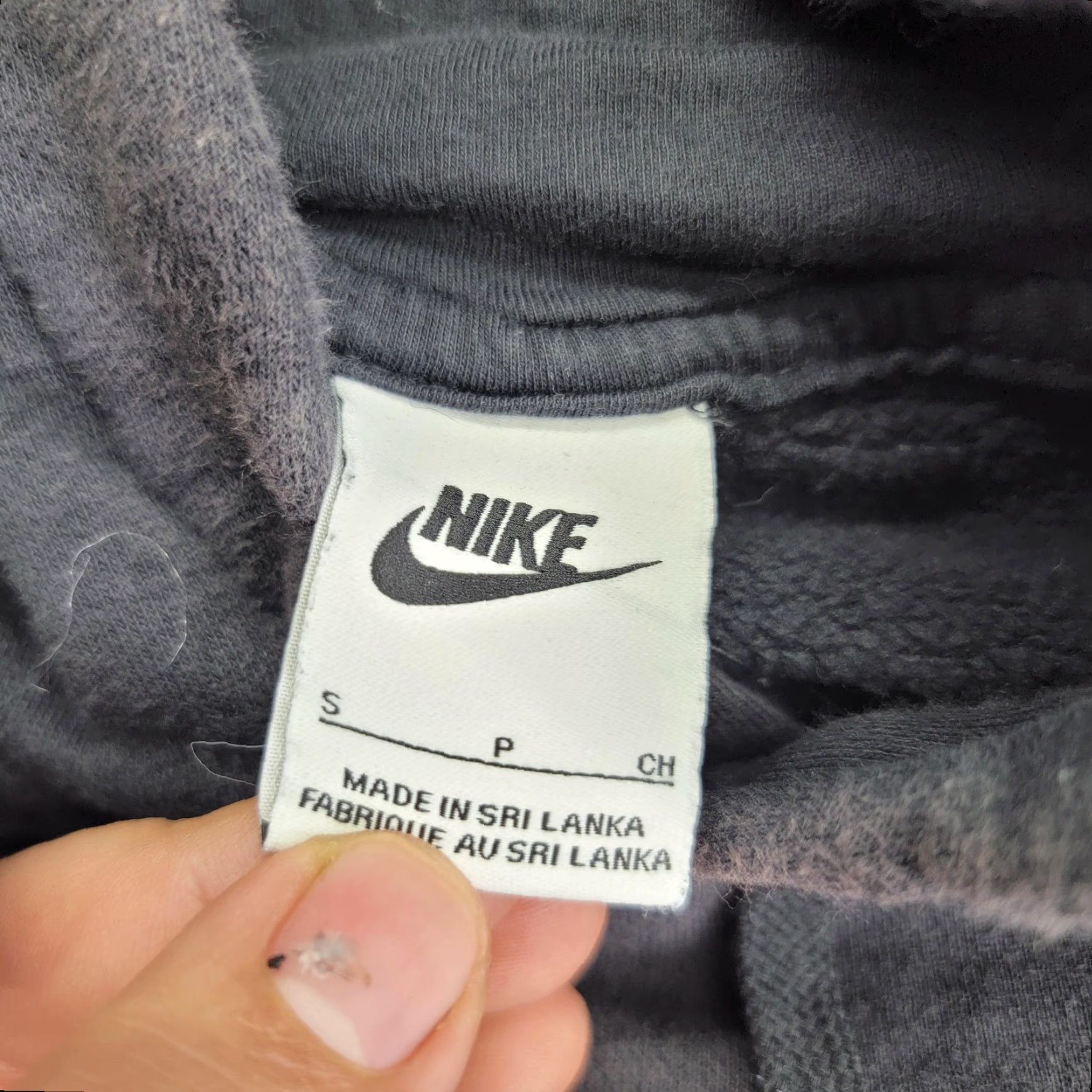 Nike Nike Hoodie Mens Small Black Pullover Swoosh Logo Kangaroo Pocket Athletic Size US S / EU 44-46 / 1 - 4 Thumbnail