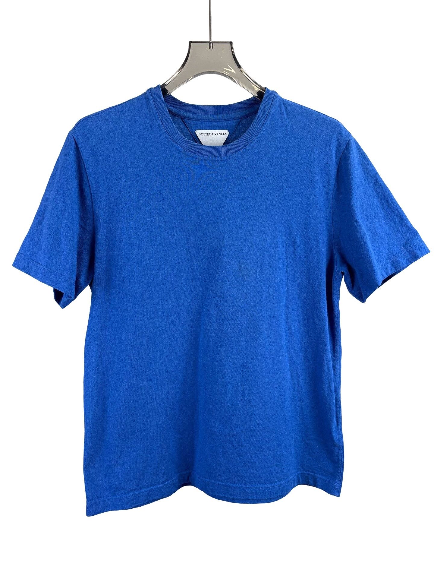 Bottega Veneta Bottega Veneta Blue Embroidered Logo T-Shirt M Size US M / EU 48-50 / 2 - 1 Thumbnail