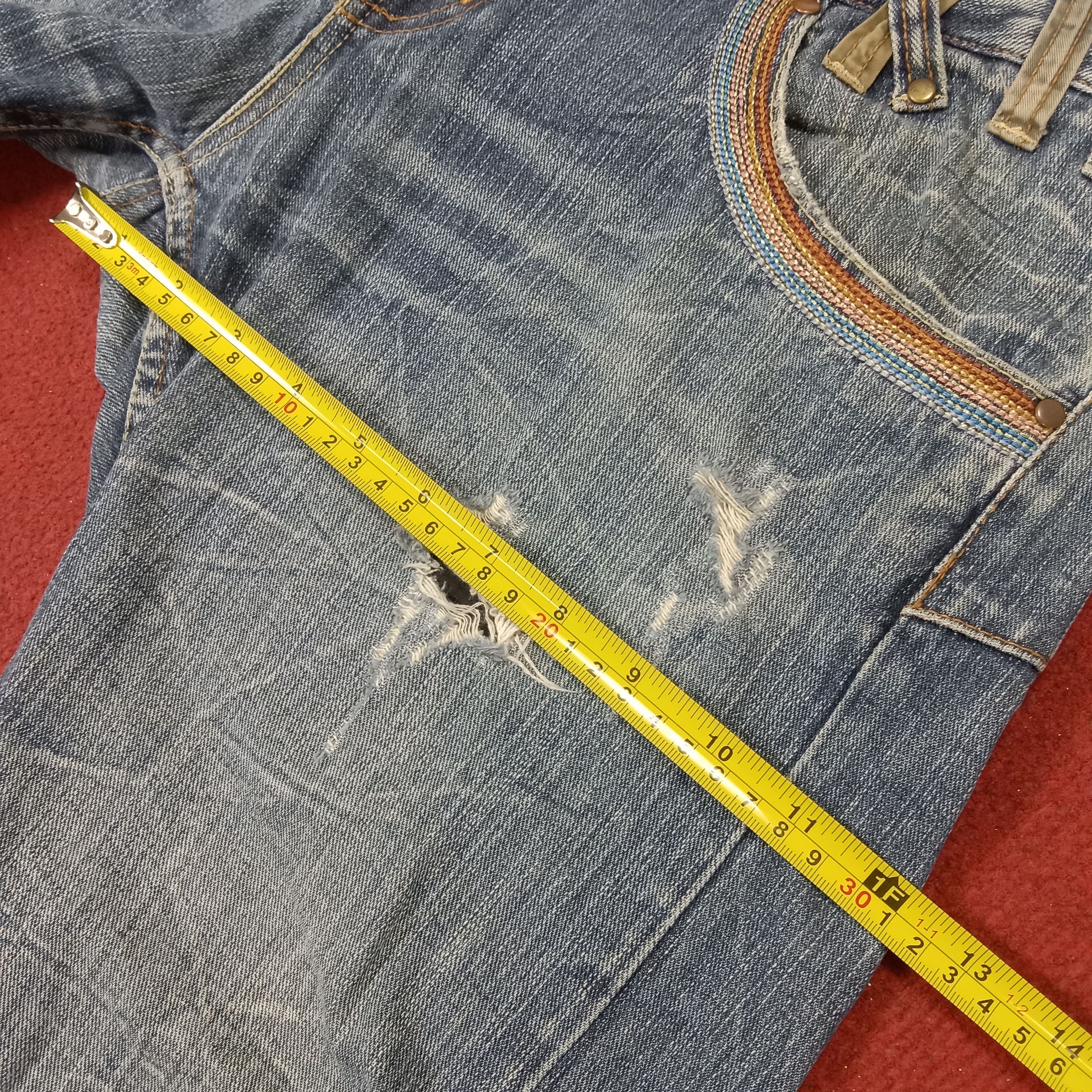 Vintage Dominate Handcrafted Jeans Double Waist Style Jeans Fashion Size US 34 / EU 50 - 9 Thumbnail