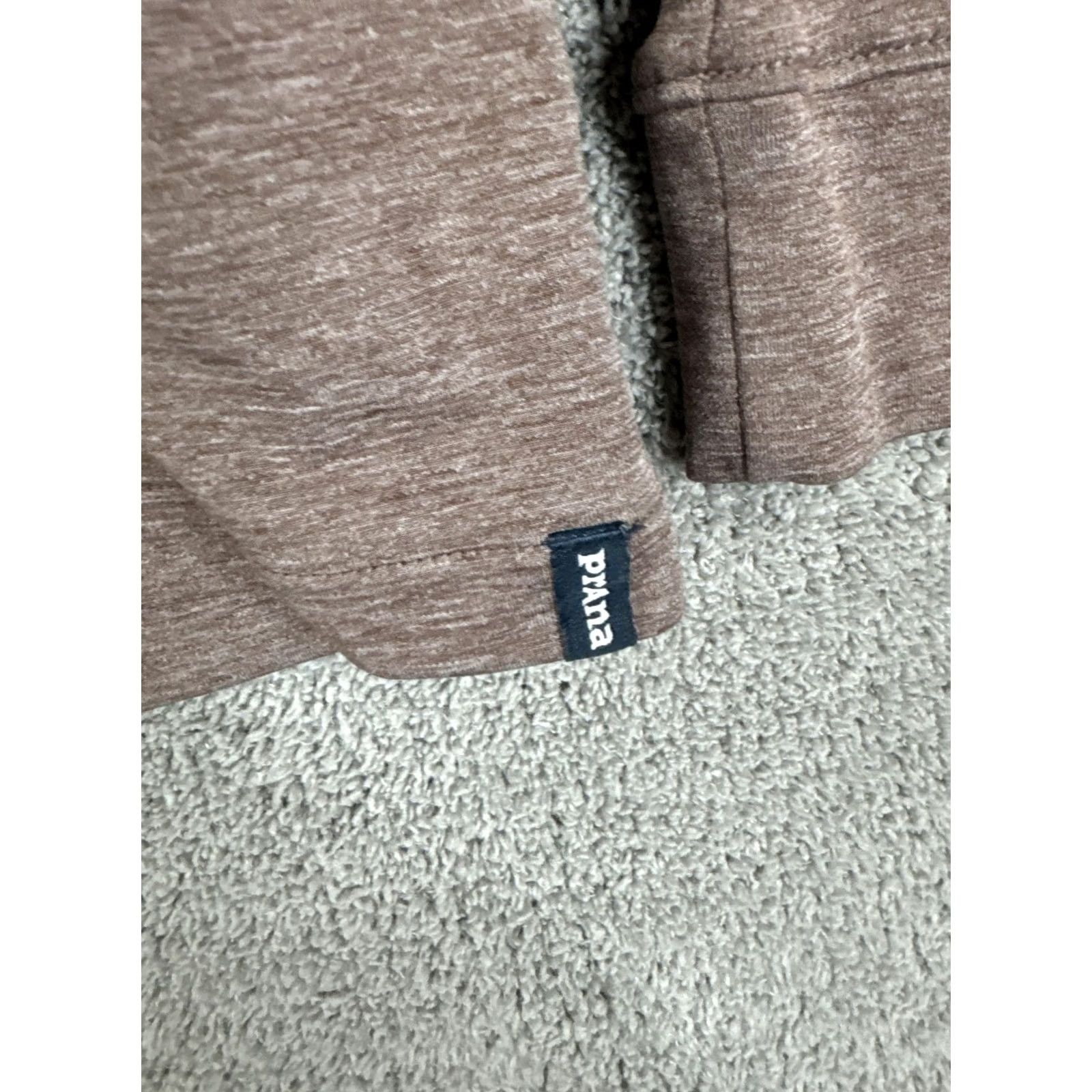 Prana prAna Henley Shirt Mens Small Brown Long Sleeve Slim Fit Pocket Casual Shirt Size US S / EU 44-46 / 1 - 5 Thumbnail