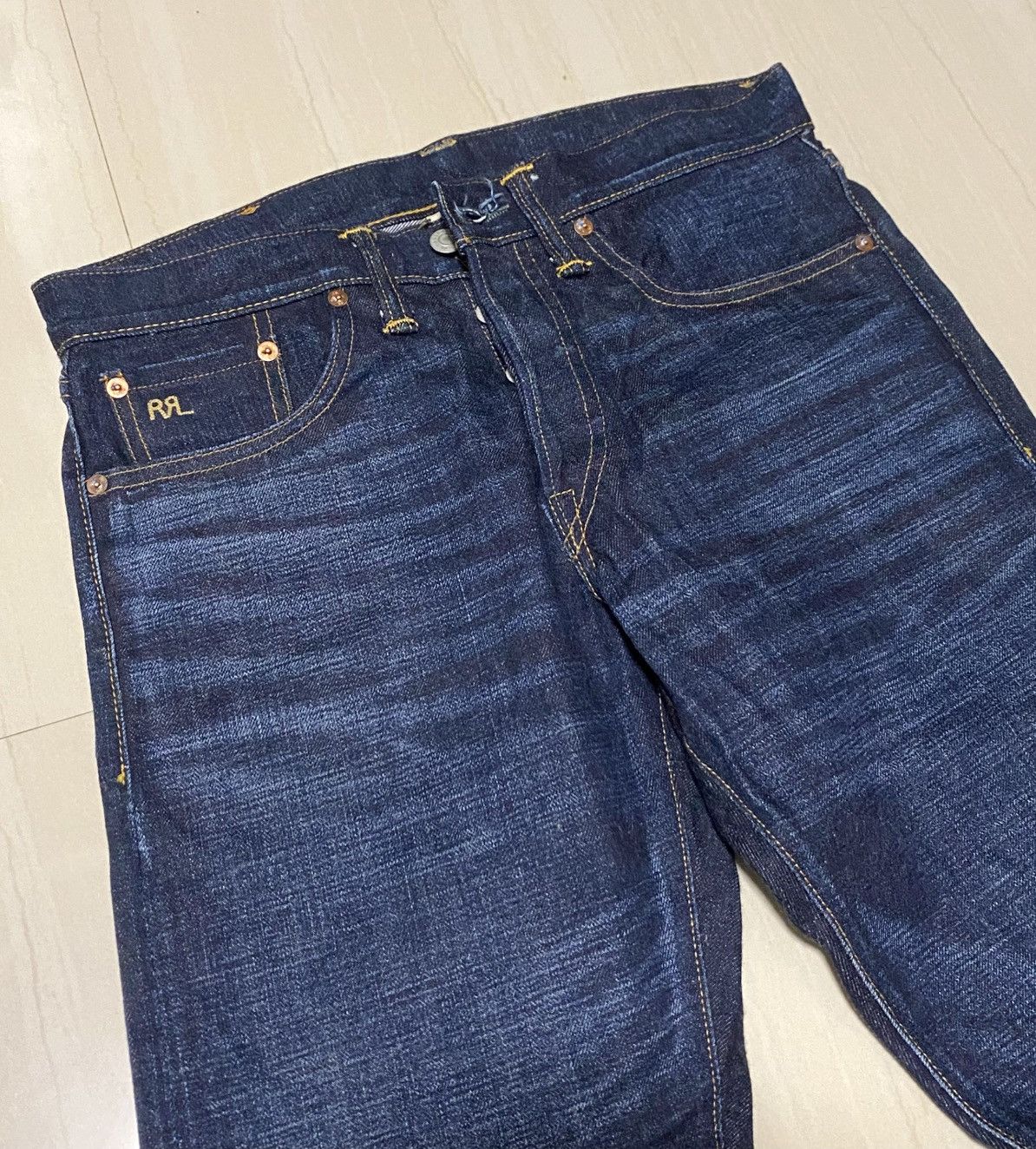RRL Ralph Lauren RRL - Japan Indigo Selvedge Jeans Size US 30 / EU 46 - 9 Thumbnail