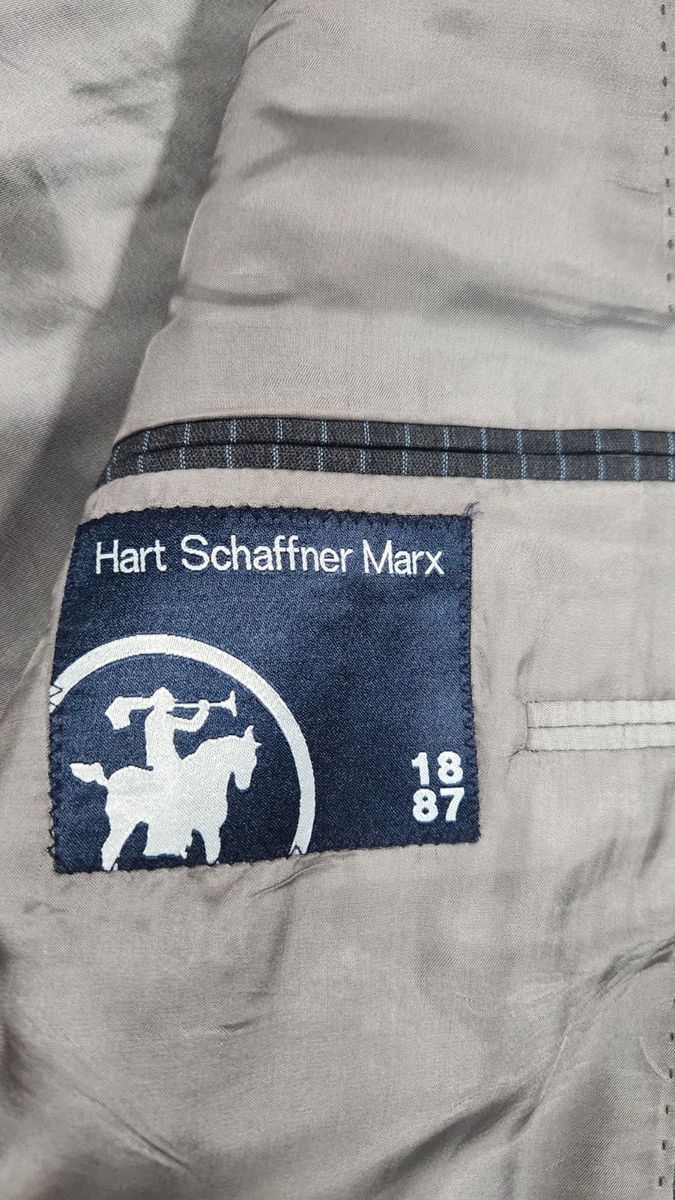 Hart Schaffner Marx Hart Schaffner Marx 2-Piece Pinstripe Suit Set 44L / 40x29 Size 44L - 4 Thumbnail