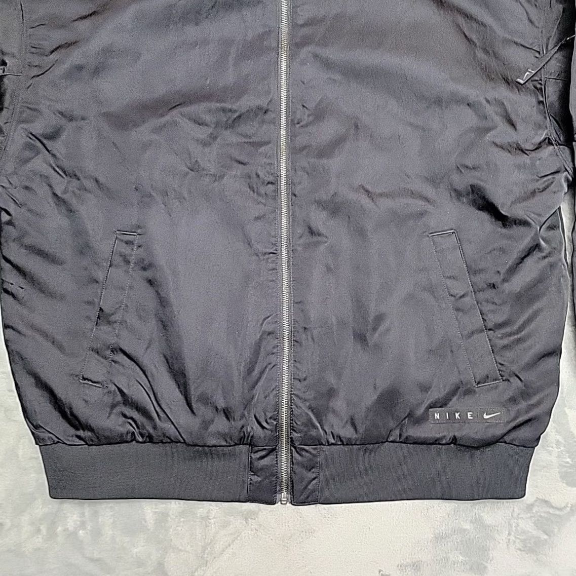 Nike Nike Jacket Men L Black Reversible Quilted Bomber MA1 Flight Streetwear Techwear Size US L / EU 52-54 / 3 - 6 Thumbnail