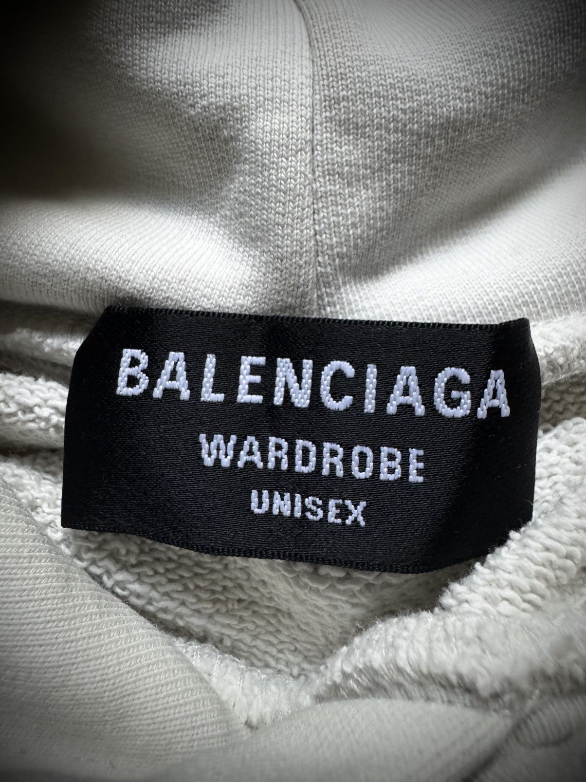 Balenciaga embroidered campaing political logo