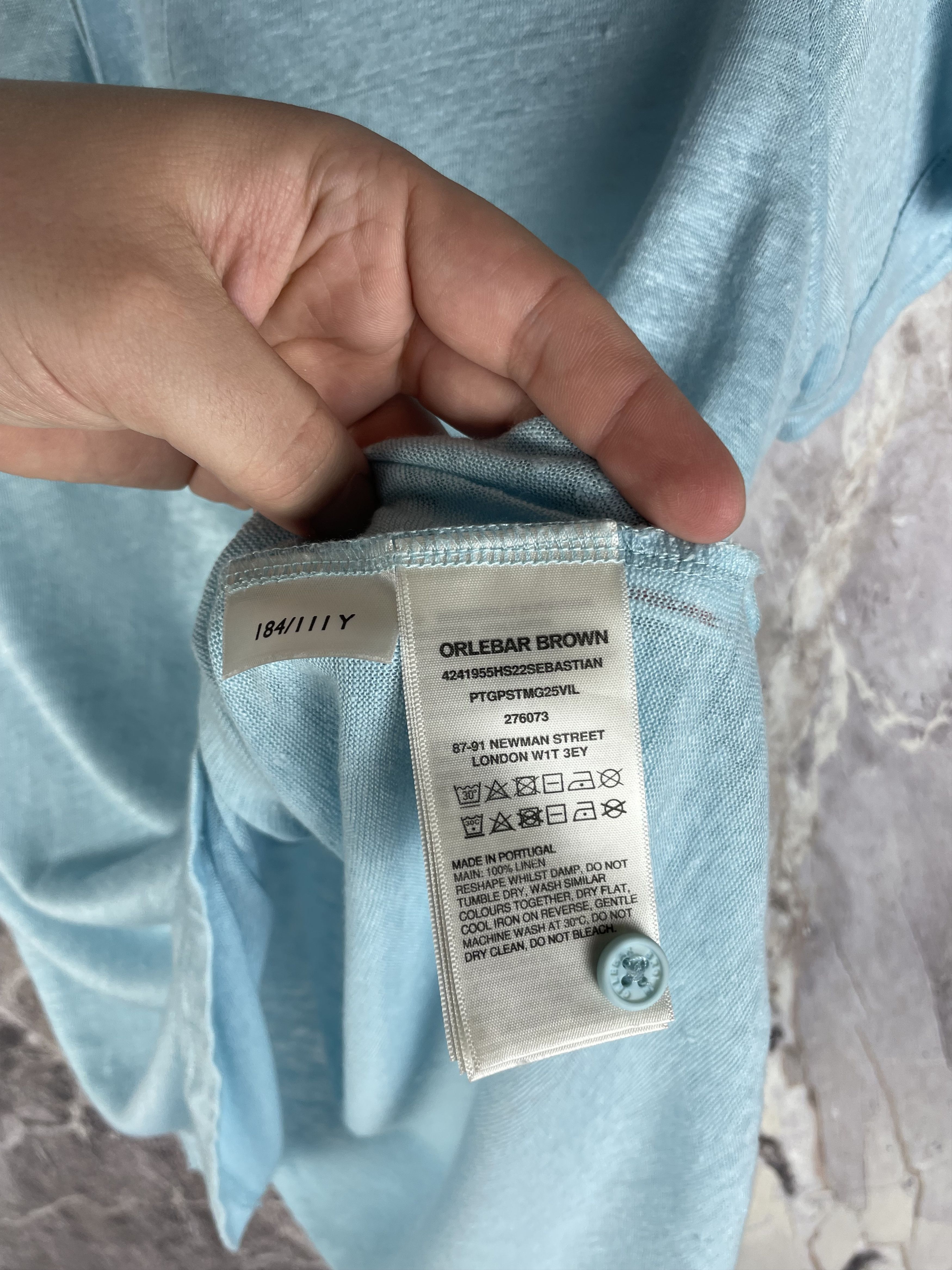 Orlebar Brown Orlebar Brown linen Polo Size US XL / EU 56 / 4 - 7 Thumbnail