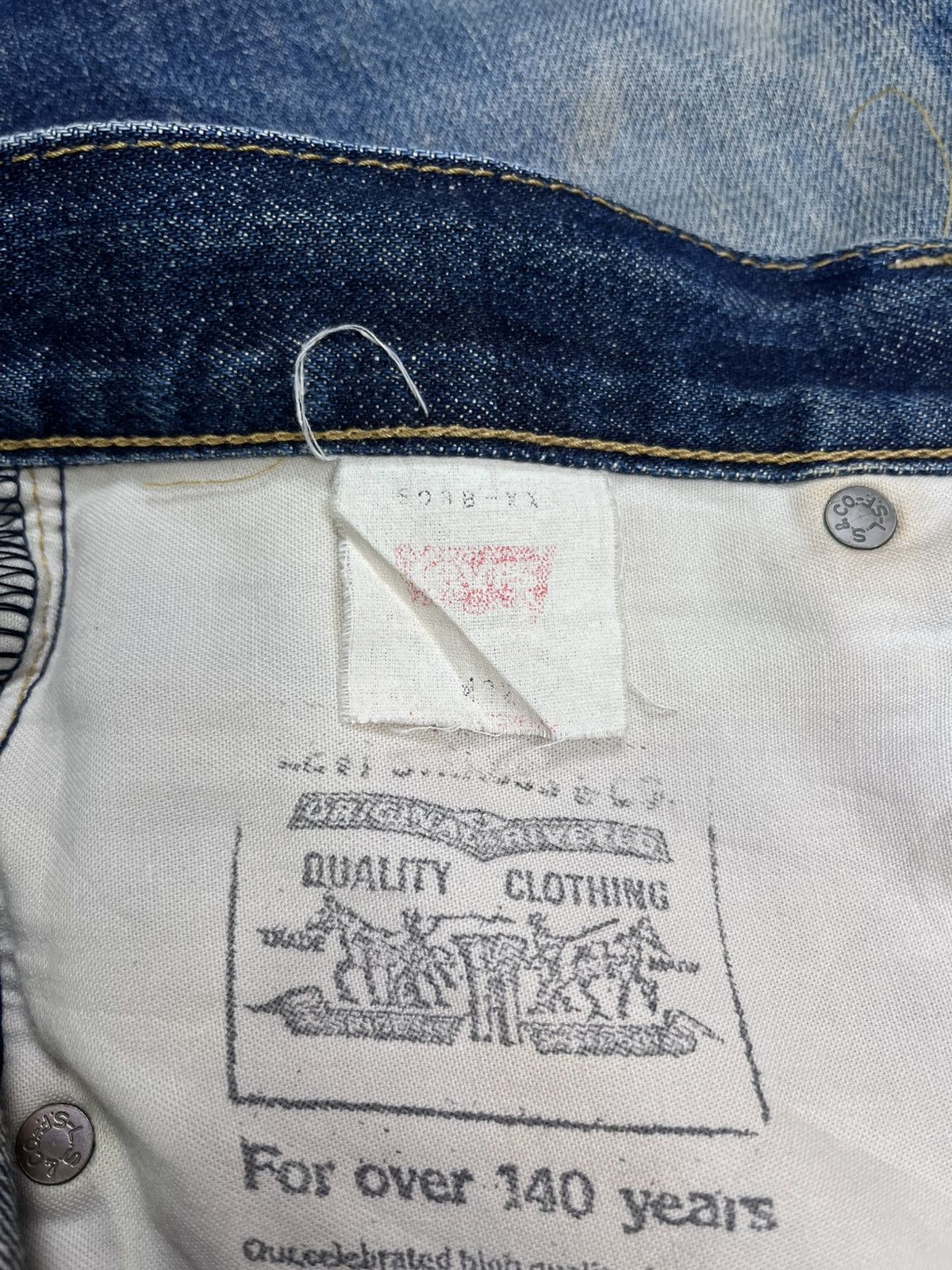 Levi's Vintage Clothing Vtg Levis XX 503B Big E Selvedge Denim Pants 140 Year Size US 32 / EU 48 - 17 Thumbnail