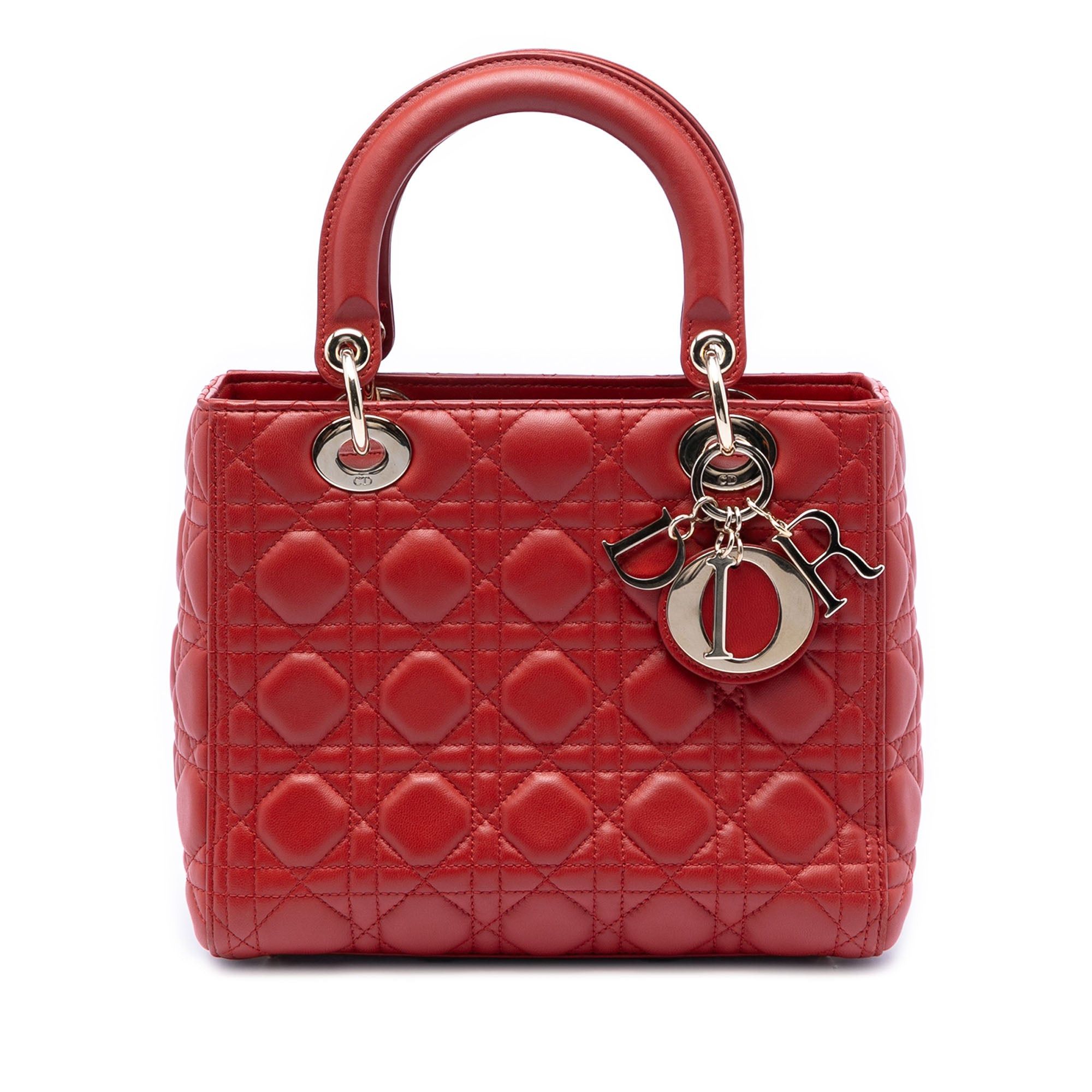 Dior Medium Lambskin Cannage Lady Dior Size ONE SIZE - 1 Thumbnail