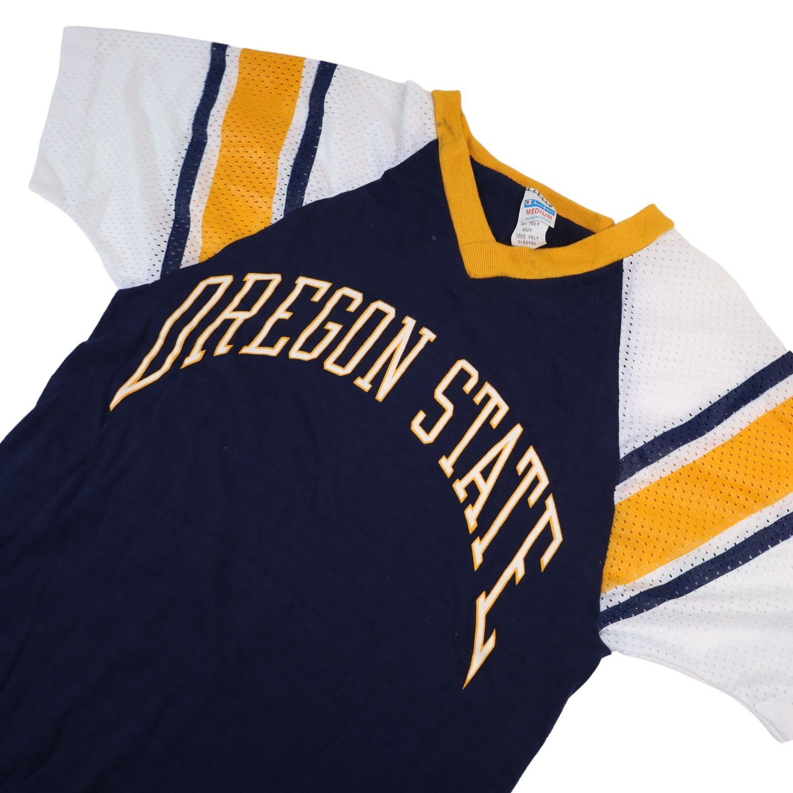 Champion × Vintage Vintage 90s Champion Oregon State Graphic Spellout T Shirt Size US M / EU 48-50 / 2 - 2 Thumbnail