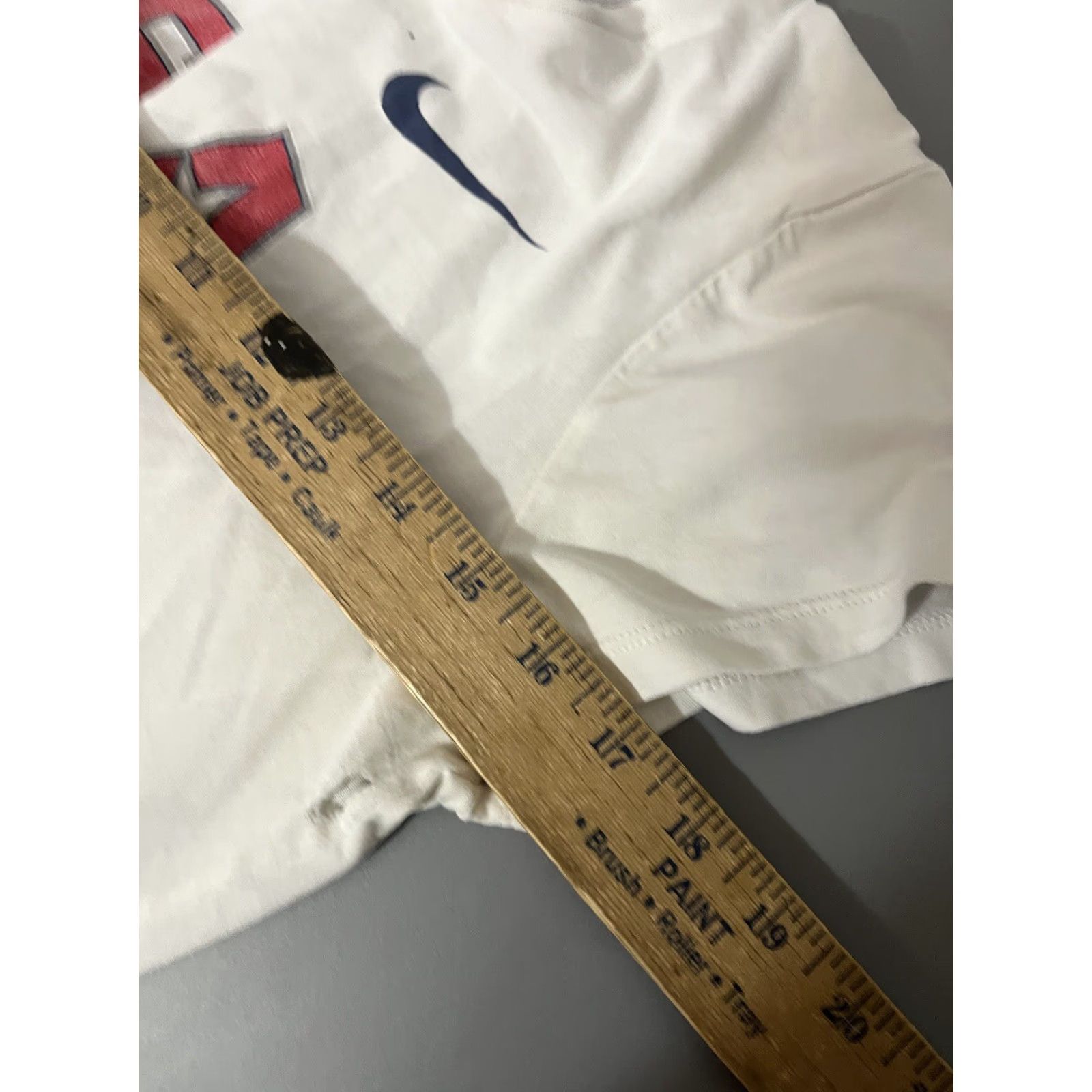 Nike Nike USA T Shirt Womens Large White America Spellout Cotton Top Short Sleeve Size L / US 10 / IT 46 - 7 Thumbnail