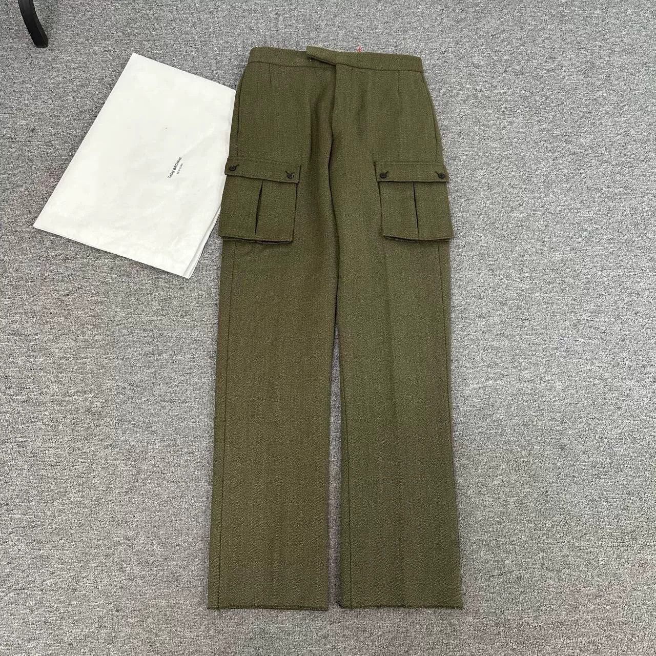 Thom Browne thom browne military green cargo pants Size US 30 / EU 46 - 1 Thumbnail