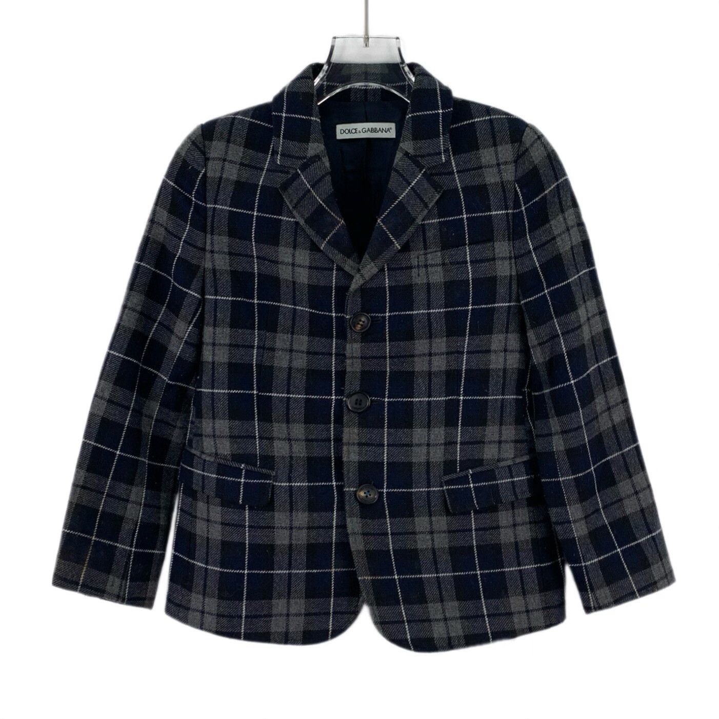 Dolce & Gabbana Dolce & Gabbana Plaid Checked Blazer 7/8 Size ONE SIZE - 1 Thumbnail