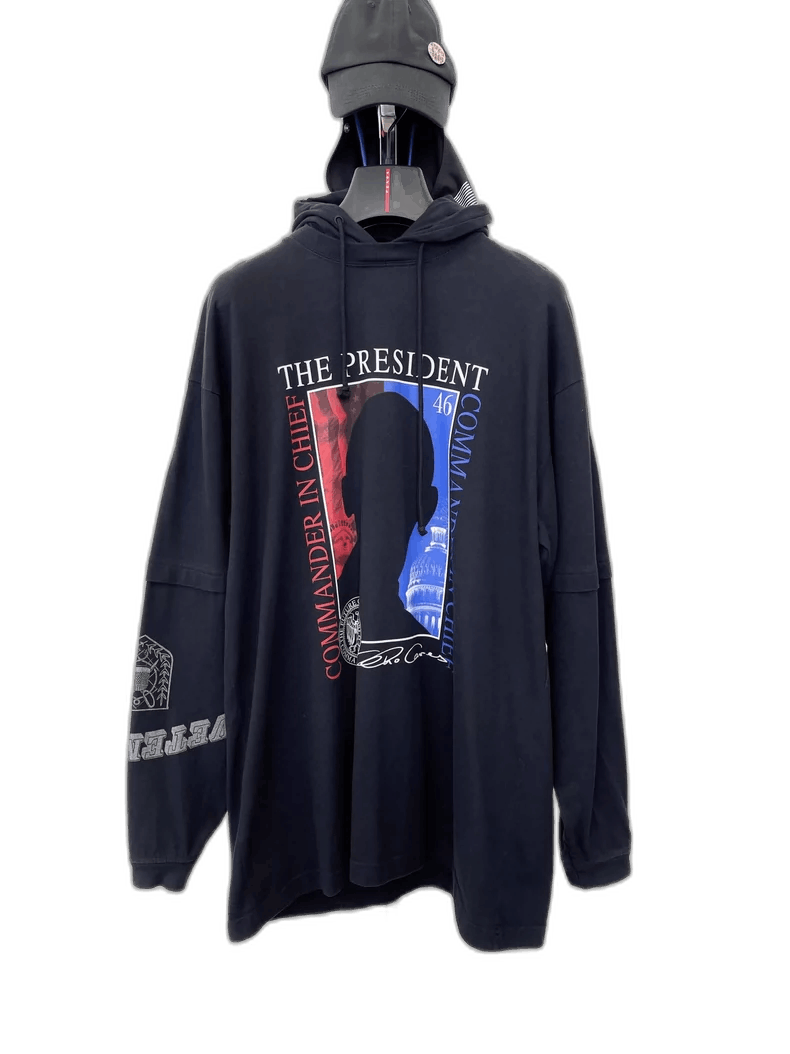 Vetements Vetements AW19 upside down Anarchy mask hoodie | Grailed