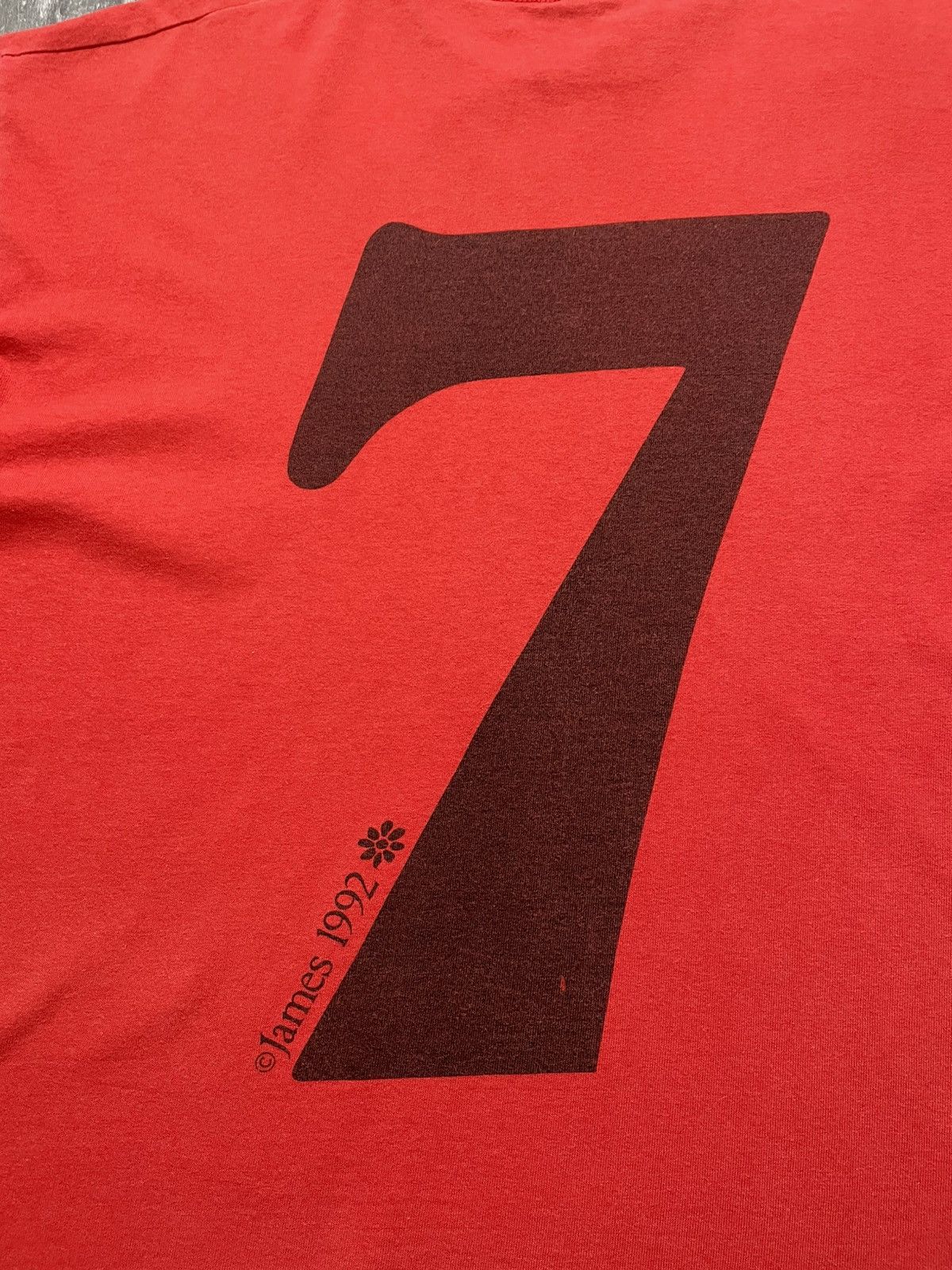 Band Tees Vintage 1992 James Seven (English Rock Happy Mondays) Size US XL / EU 56 / 4 - 8 Thumbnail