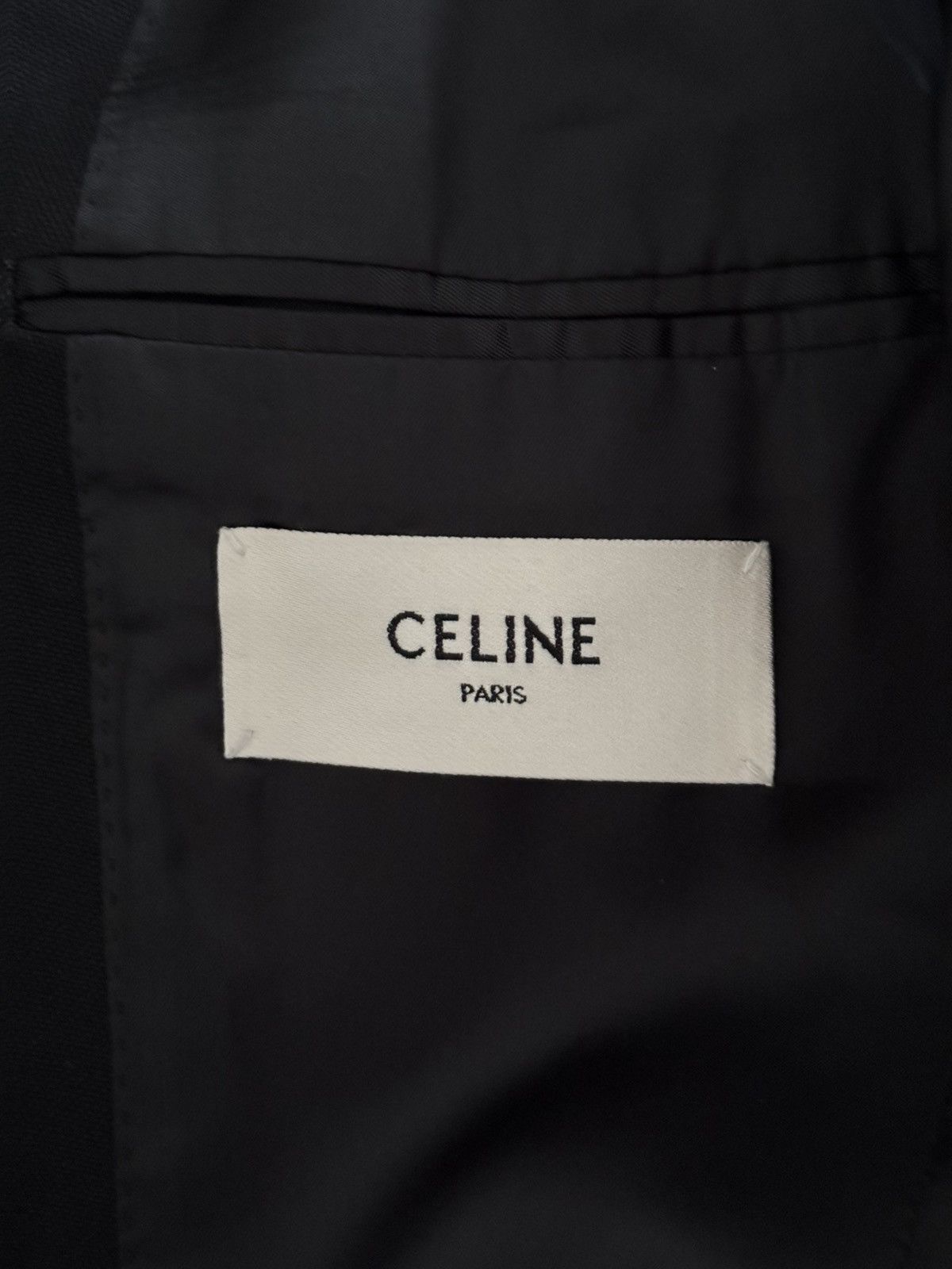 Celine Celine black wool blazer Size 44R - 7 Thumbnail