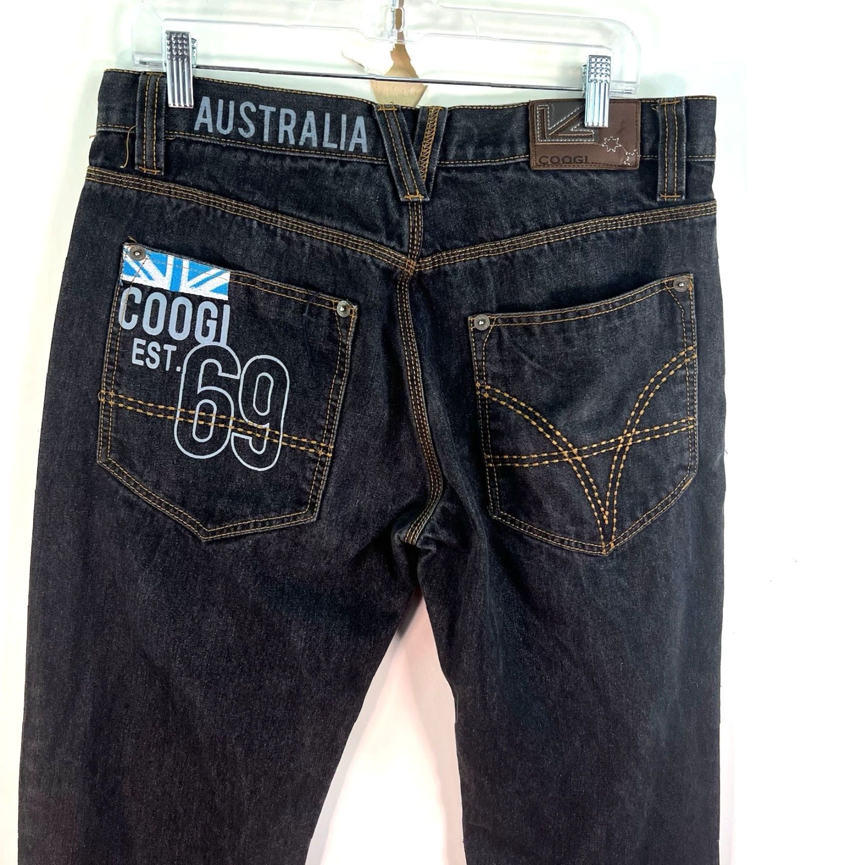 Coogi VINTAGE Coogi Jeans Men's Relaxed Straight Denim Pants Size 34 Black 90s Hip Hop Fashion Size US 34 / EU 50 - 5 Thumbnail