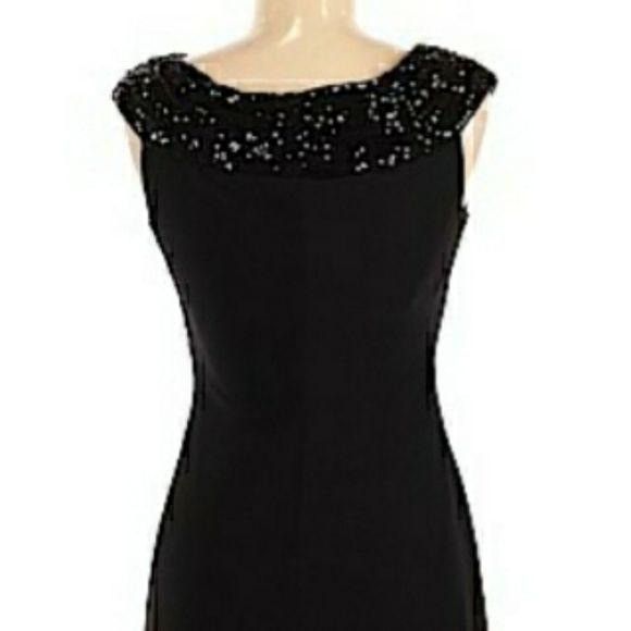 Ralph Lauren Vtg Ralph Lauren Cocktail Dress Sz 6 Black Beaded Shawl Tea Size M / US 6-8 / IT 42-44 - 7 Thumbnail