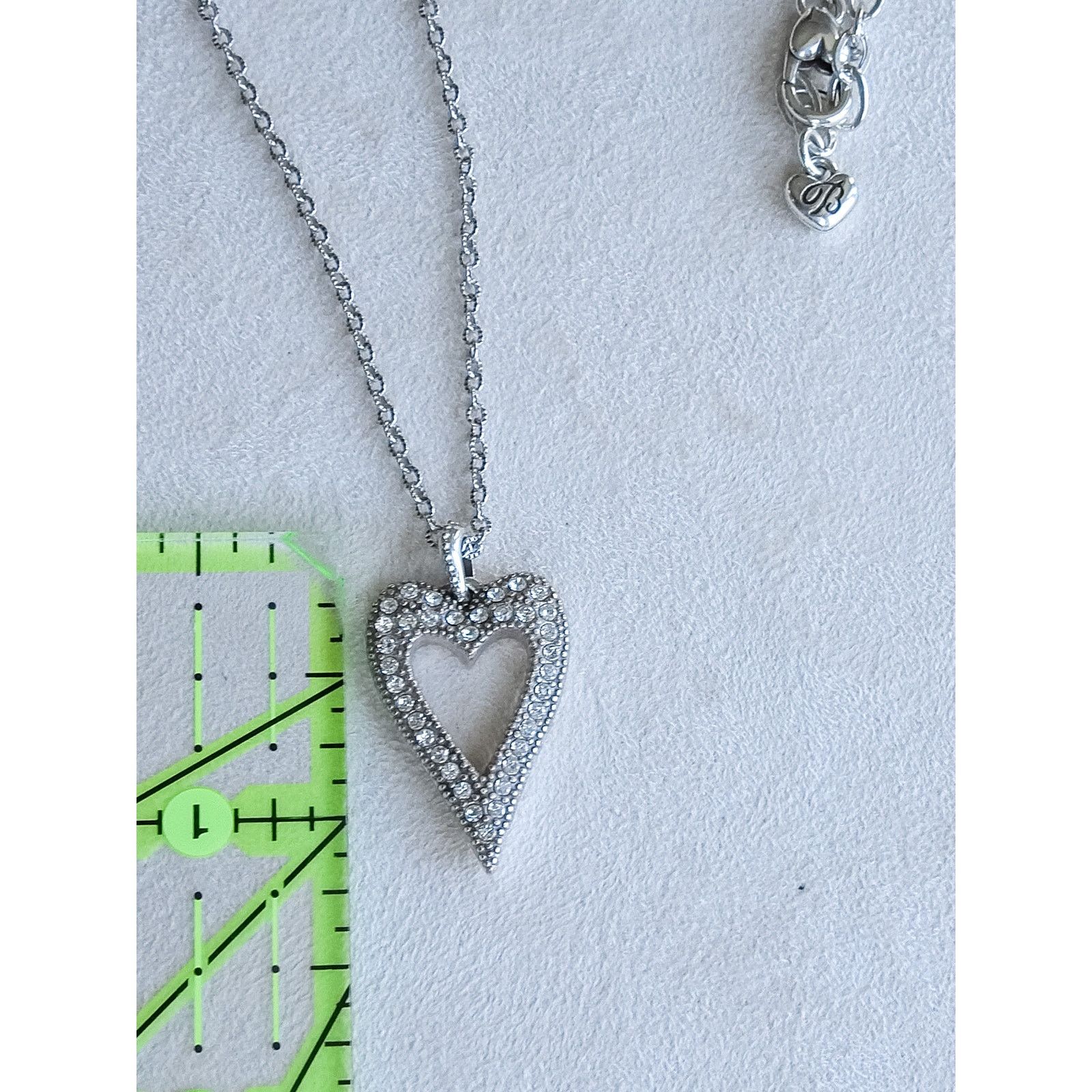 Brighton Brighton Bella Mia Reversible Heart Pendant Necklace Pave Size ONE SIZE - 7 Thumbnail