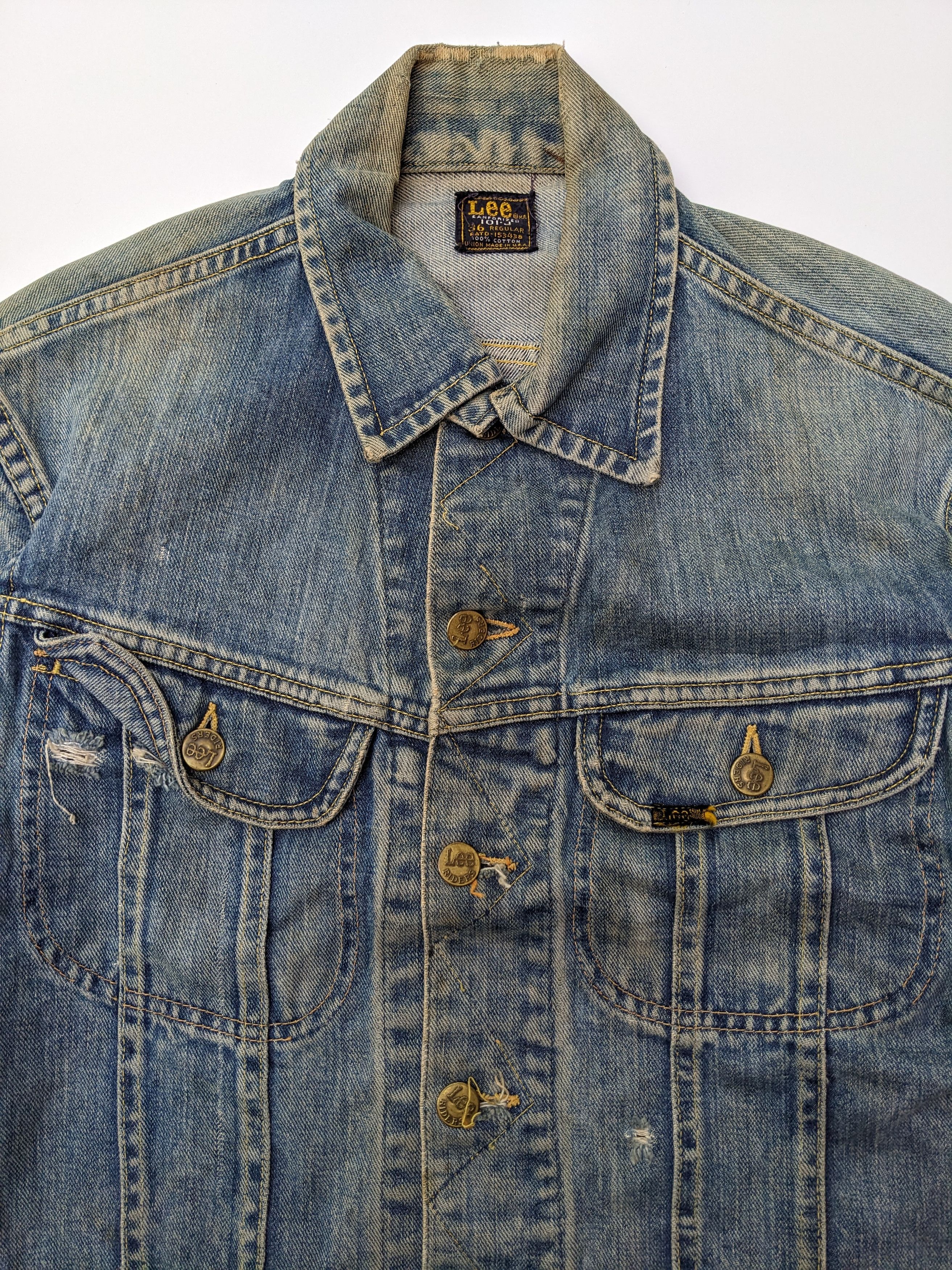 Lee × Vintage Vintage 60s Lee sanforized trucker jacket Size US S / EU 44-46 / 1 - 4 Thumbnail