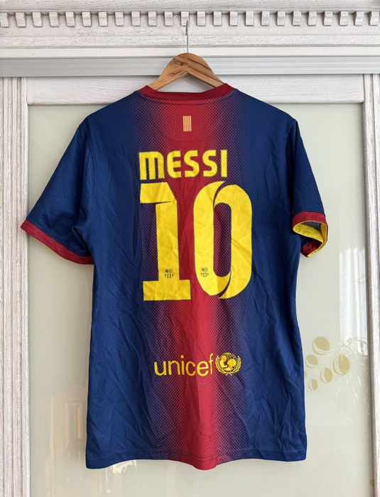 Nike Barcelona Messi 2012-2013 Home Soccer Jersey Football Shirt | Grailed