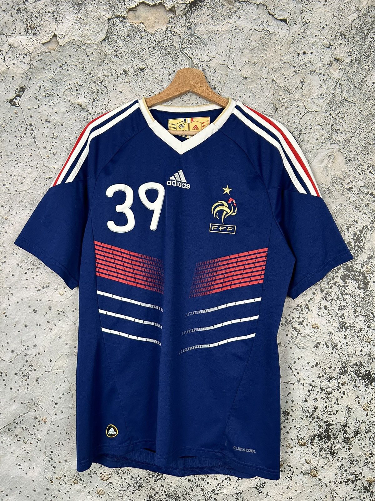 Adidas Vintage Anelka France 2010 Soccer Jersey Football Rare Size US M / EU 48-50 / 2 - 2 Thumbnail