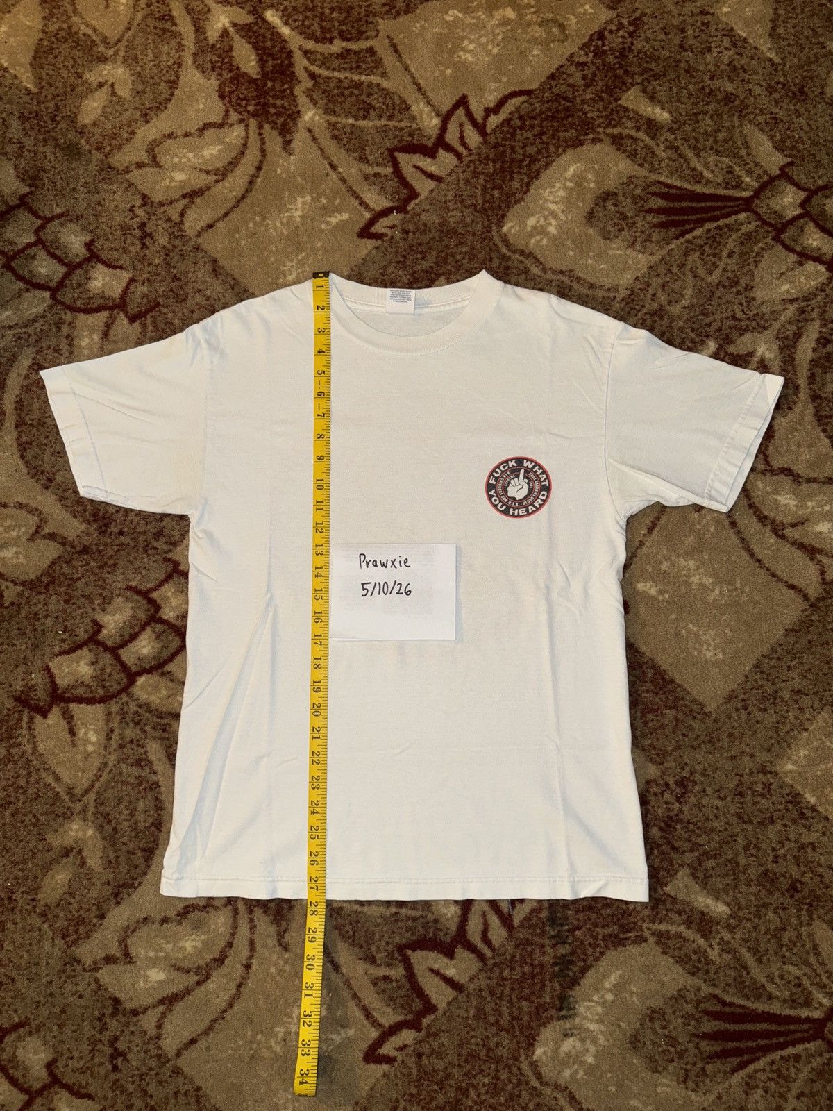 Supreme Supreme Fuck What You Heard Shirt FW08 Size US M / EU 48-50 / 2 - 9 Thumbnail