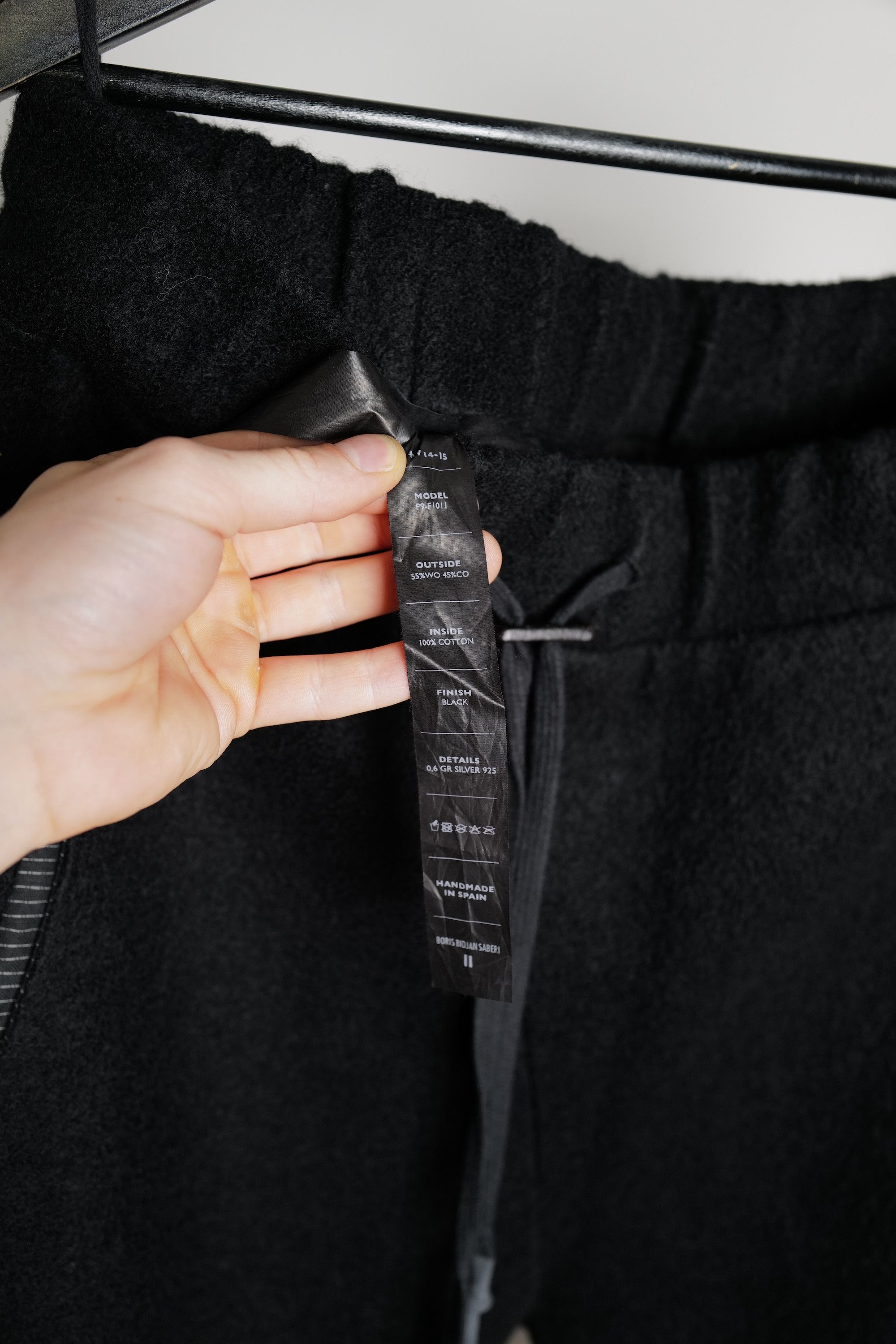 Boris Bidjan Saberi BBS Heavy Wool Casual Pants Size US 36 / EU 52 - 18 Thumbnail