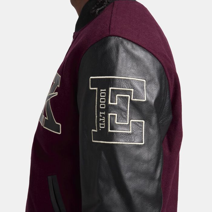 nike red bomber jacket