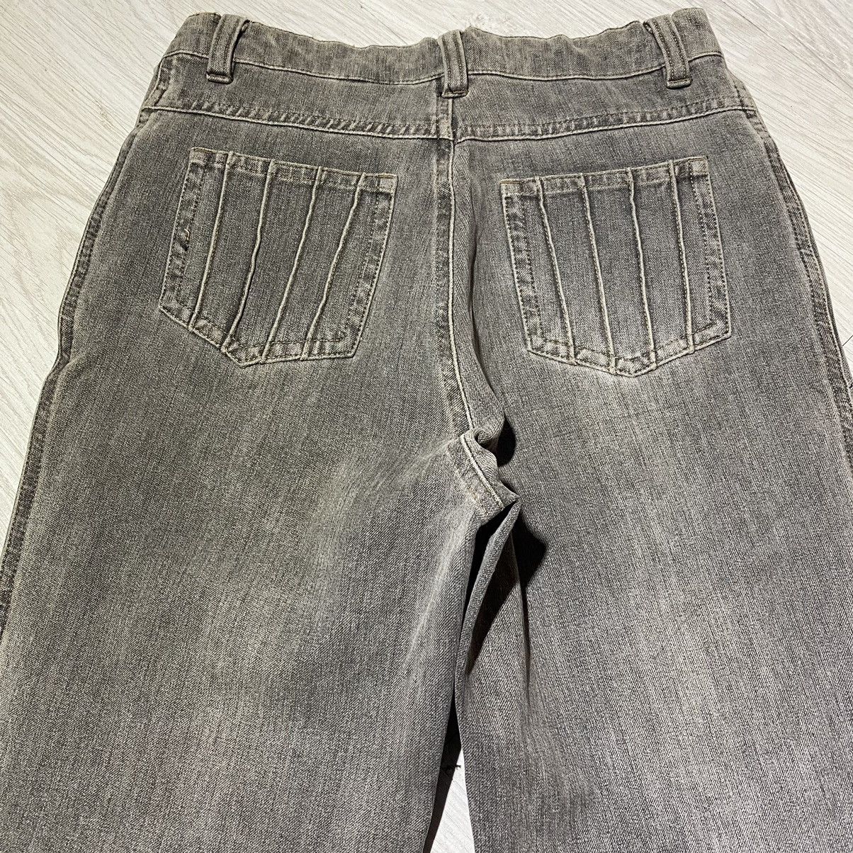 If Six Was Nine × Le Grande Bleu (L.G.B.) Fontana Grande Vertical Hagi Flared Pants Size 27" / US 4 / IT 40 - 4 Thumbnail